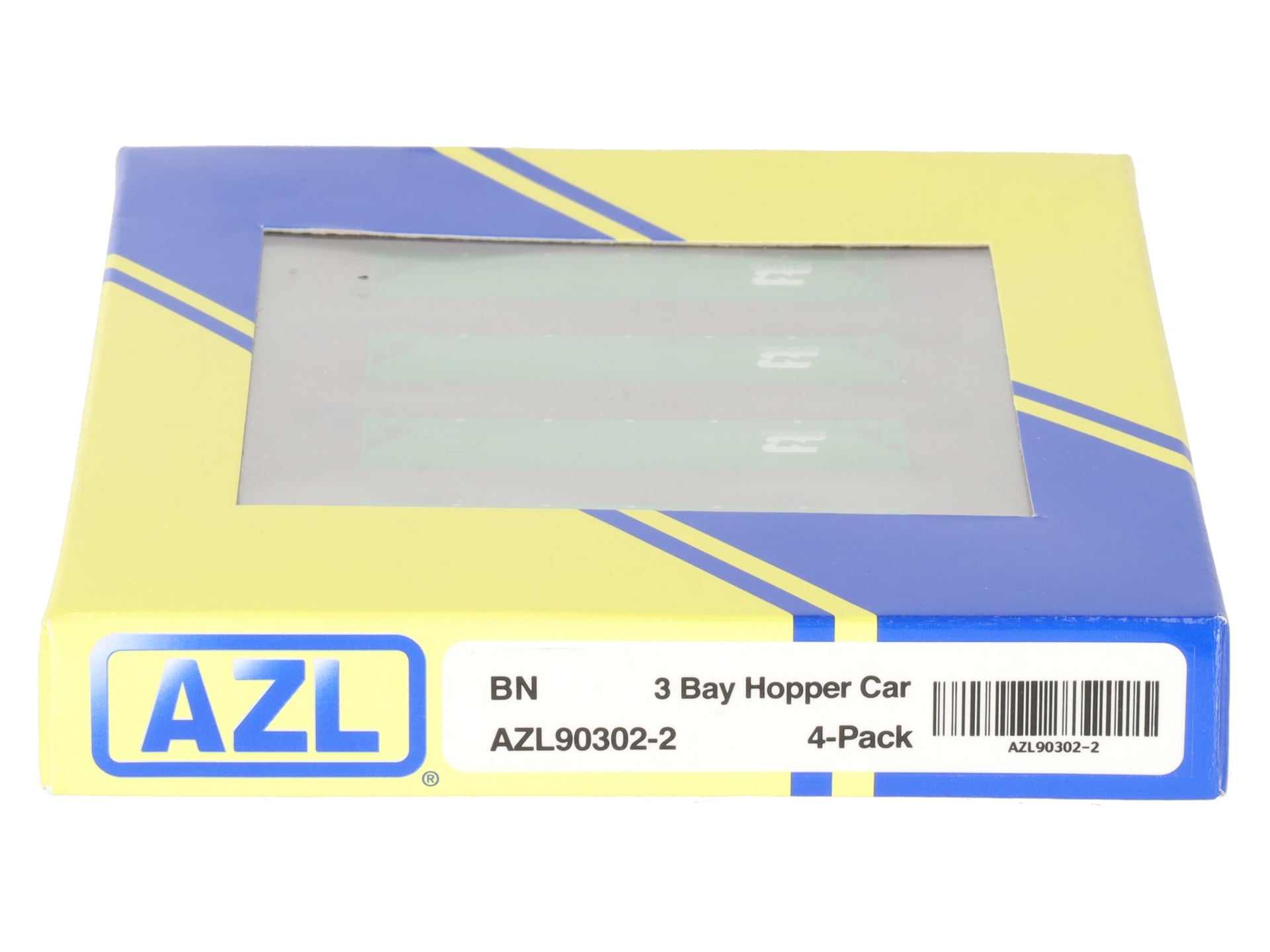 American Z-Line 90302-2 Z Scale BN 3 Bay Hopper Cars (Pack of 4) LN/Box
