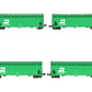 American Z-Line 90302-2 Z Scale BN 3 Bay Hopper Cars (Pack of 4) LN/Box