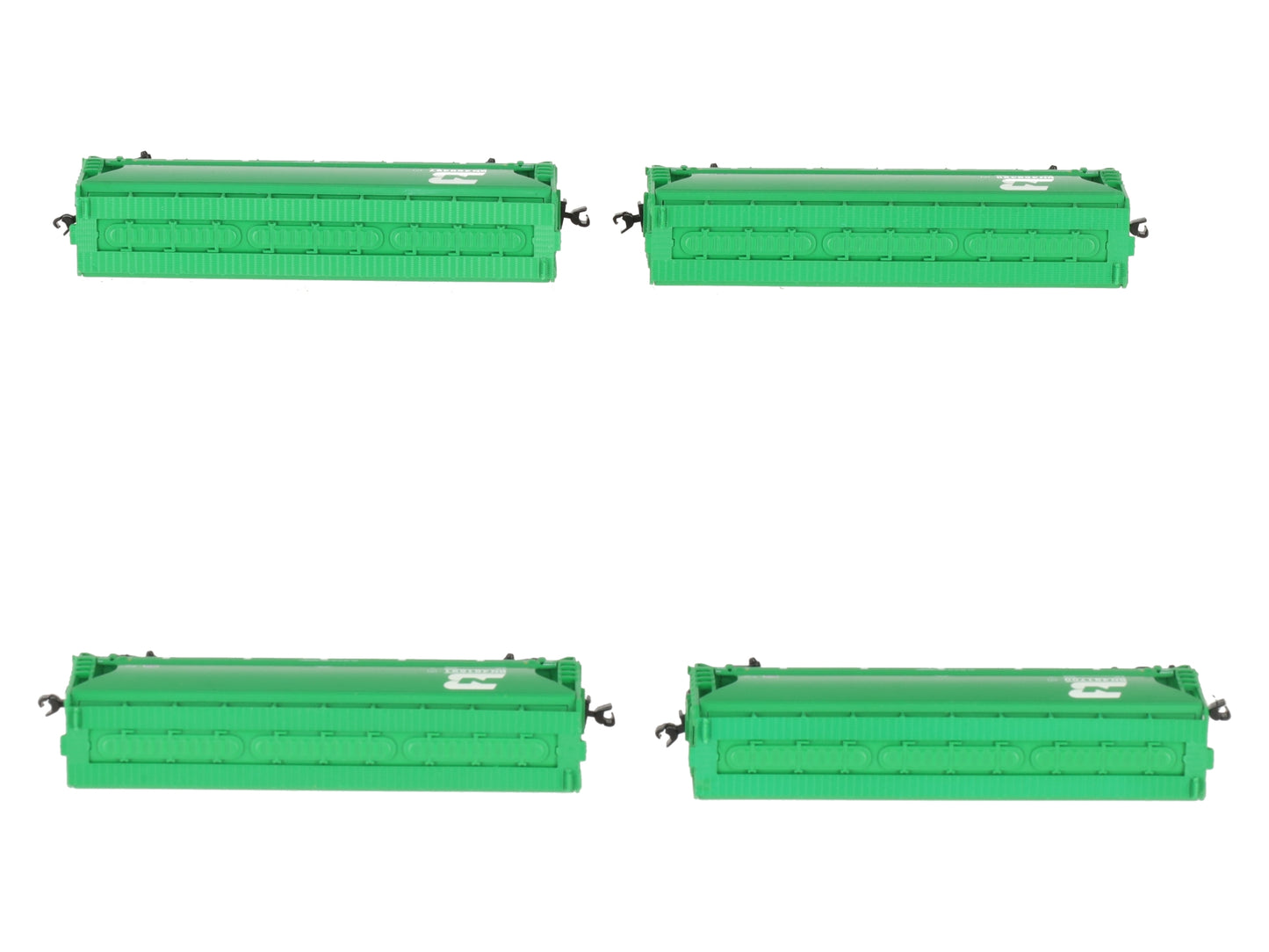 American Z-Line 90302-2 Z Scale BN 3 Bay Hopper Cars (Pack of 4) LN/Box