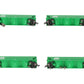 American Z-Line 90302-2 Z Scale BN 3 Bay Hopper Cars (Pack of 4) LN/Box