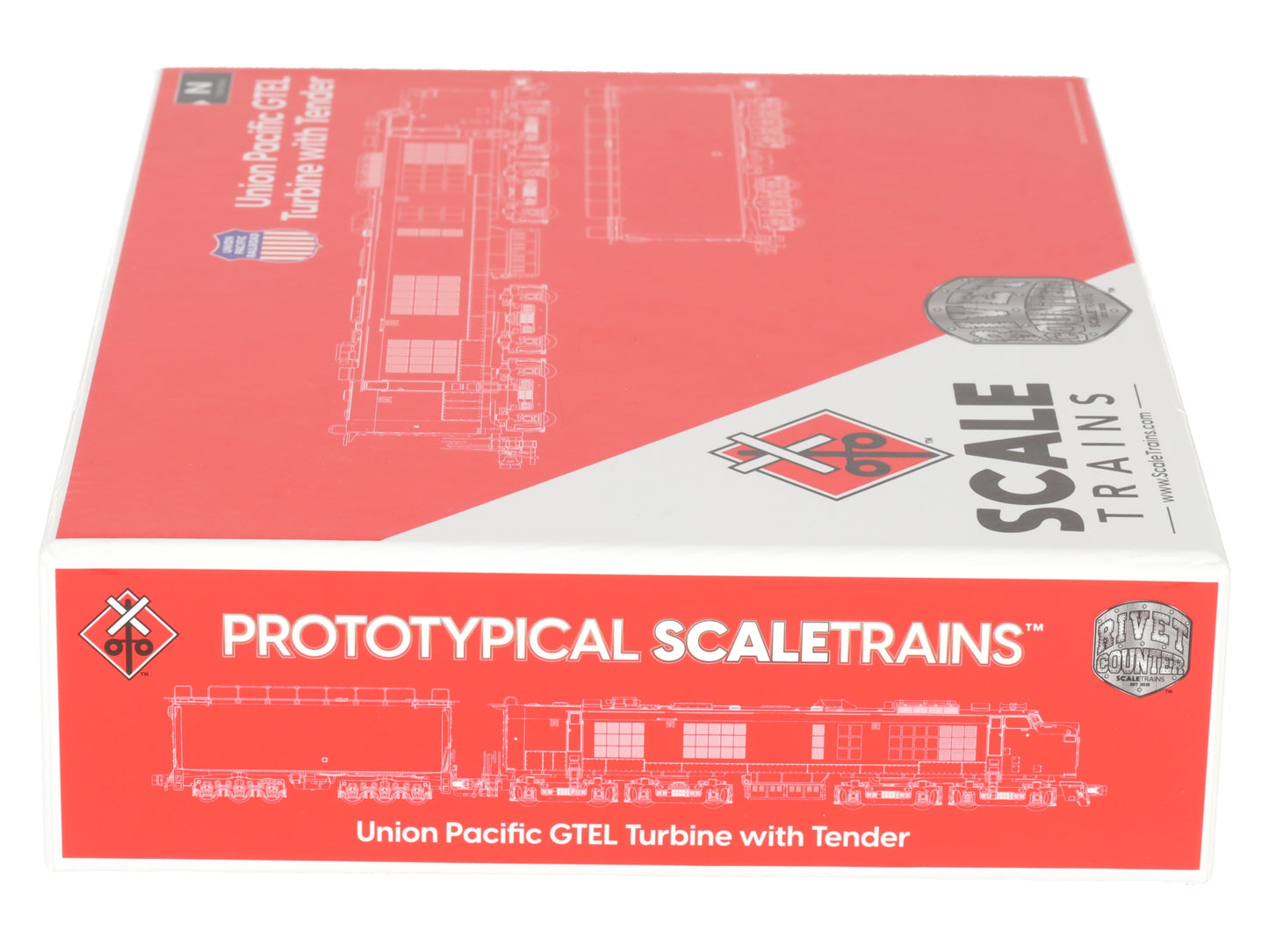 Scale Trains SXT38562 N Scale UP GTEL 4500 Standard Turbine w/ Tender #60 NIB