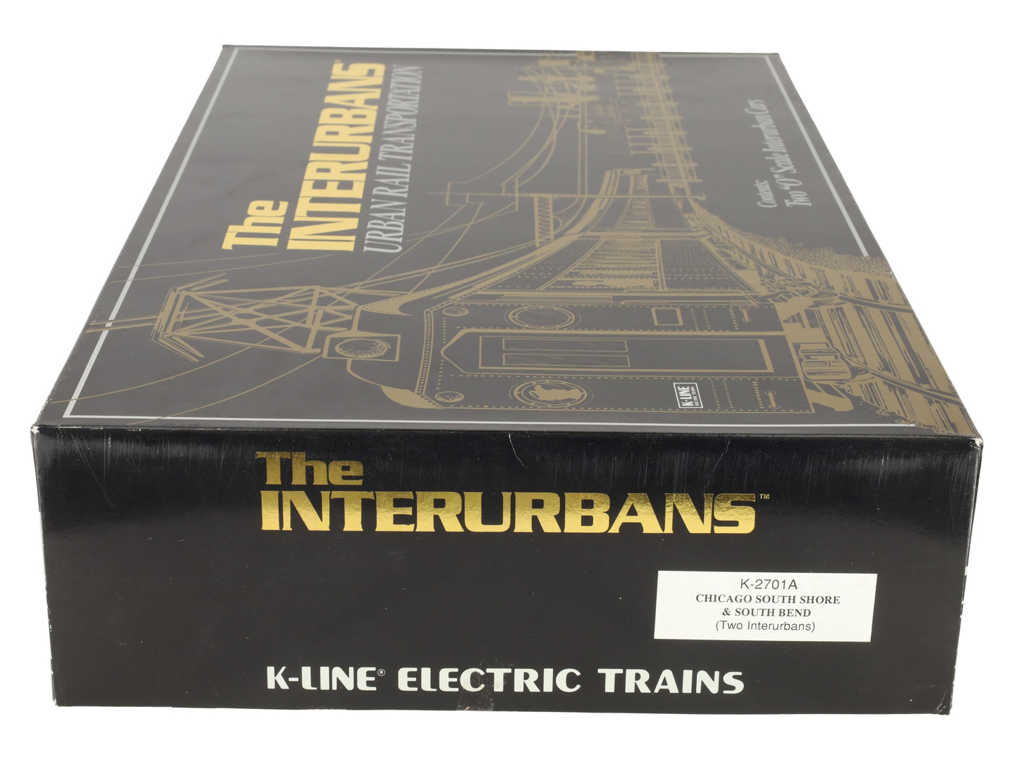 K-Line K2700-012 O CSS&B 18" Heavyweight Interurban Cars (Set of 2) EX/Box