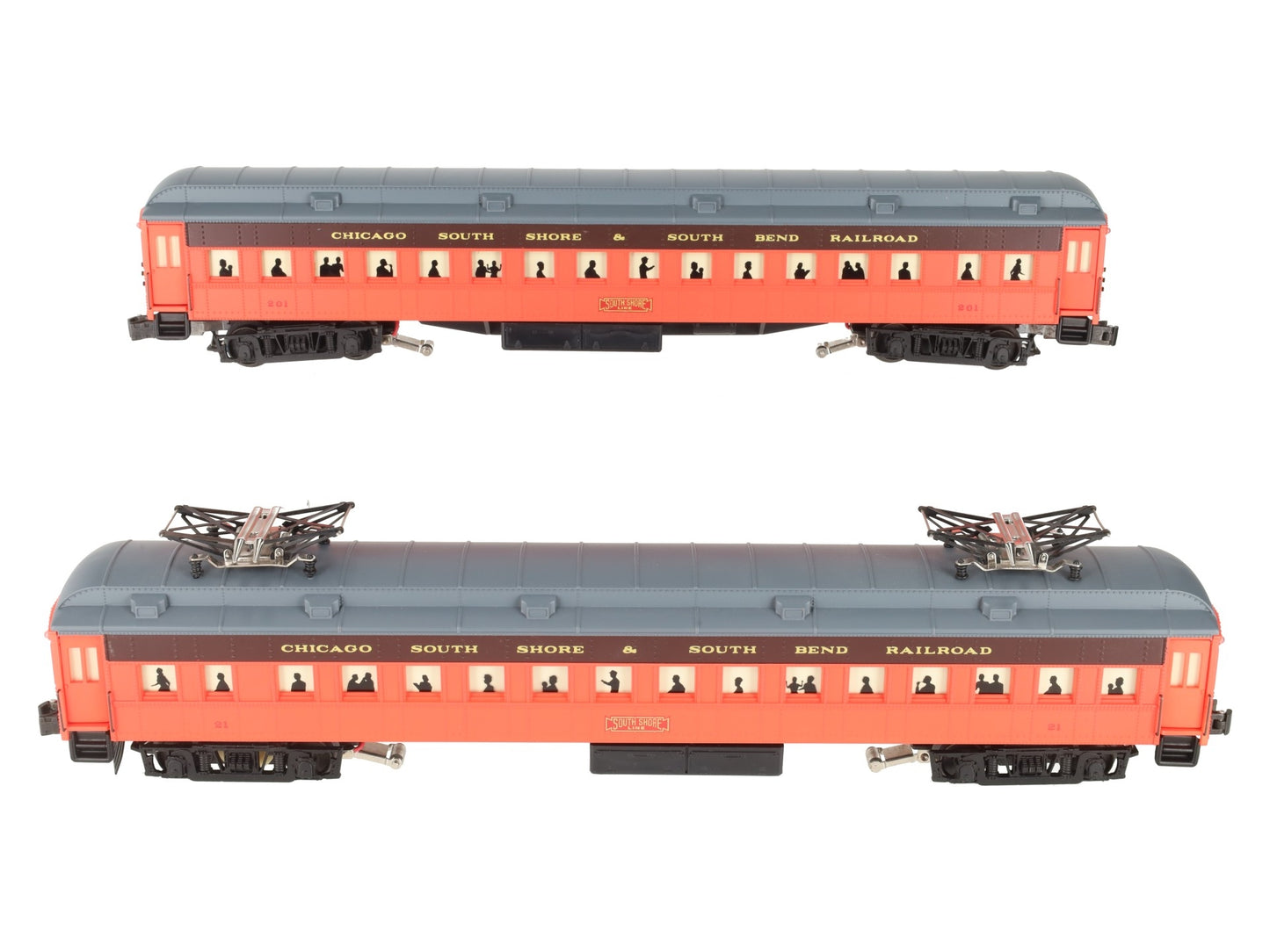 K-Line K2700-012 O CSS&B 18" Heavyweight Interurban Cars (Set of 2) EX/Box