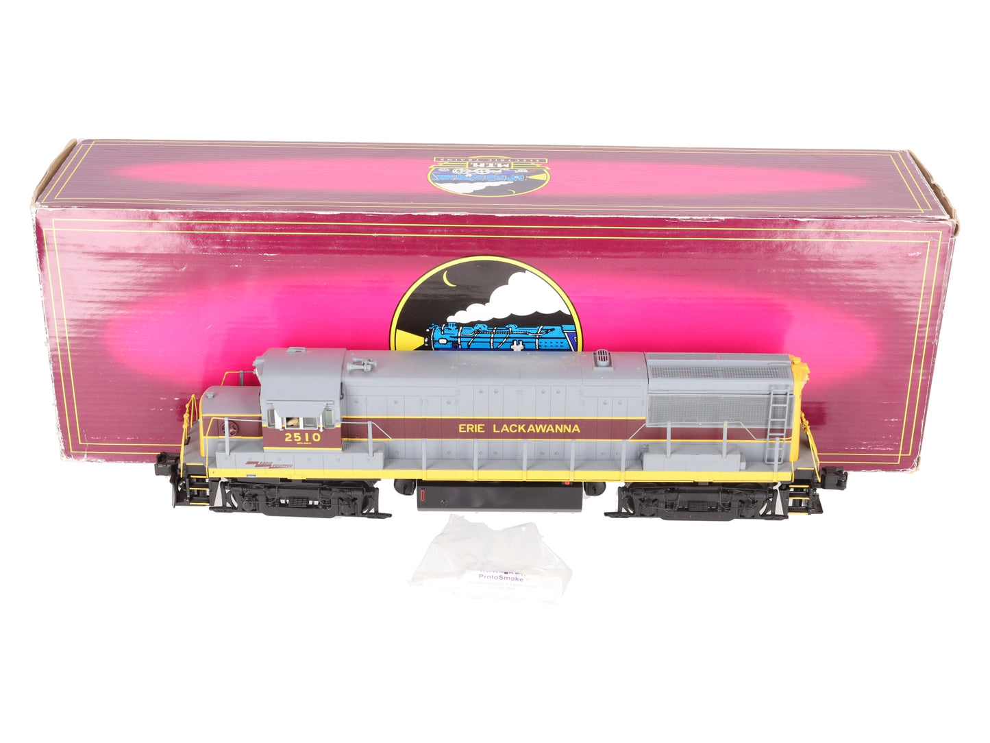 MTH 20-2963-1 O Scale Erie Lackawanna U25B Diesel Engine w/PS 2.0 #2510 EX/Box