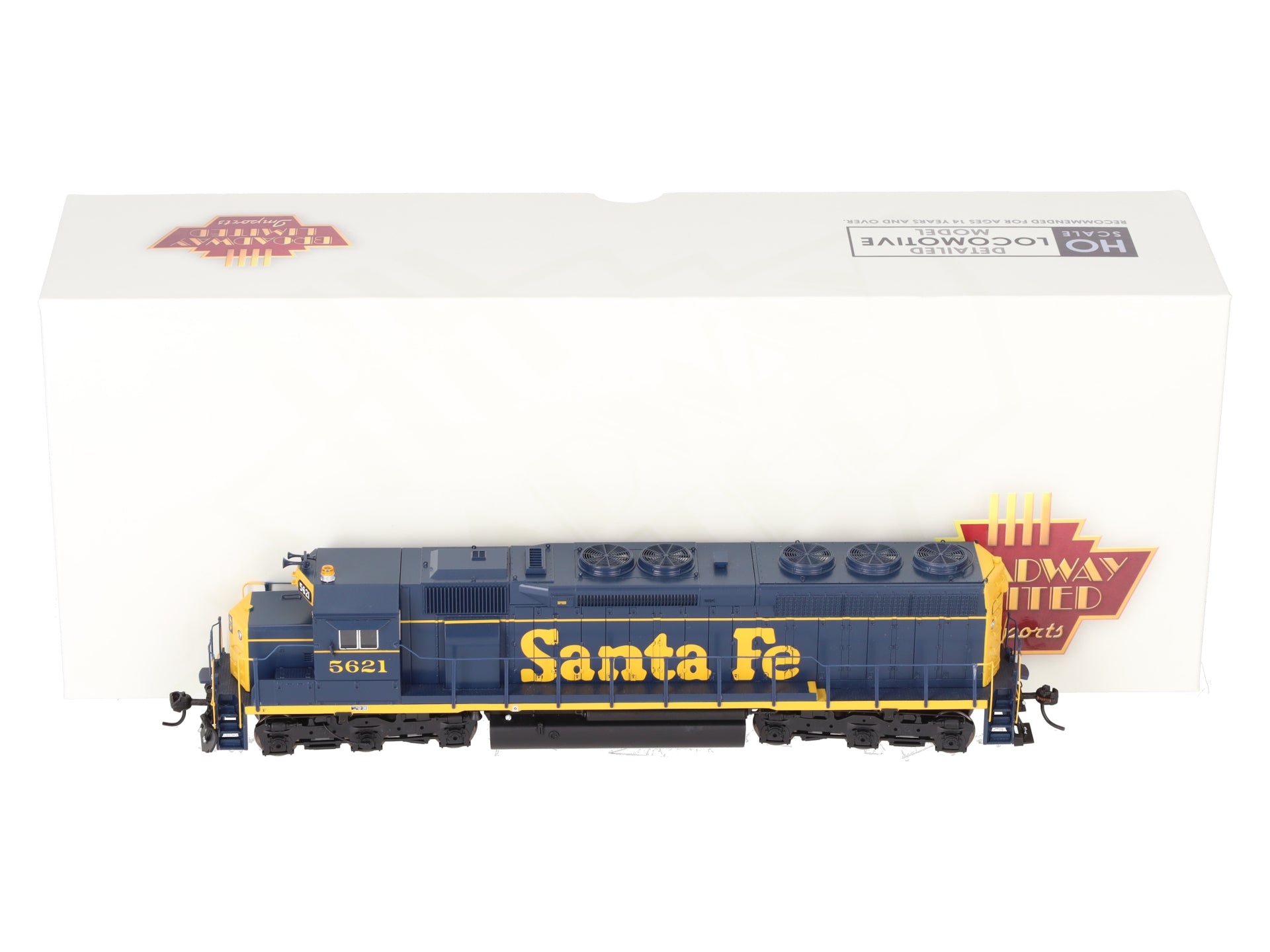 Broadway Limited 7931 HO ATSF EMD SD45 Diesel Locomotive P4 Sound/DC/DCC #5621 NIB