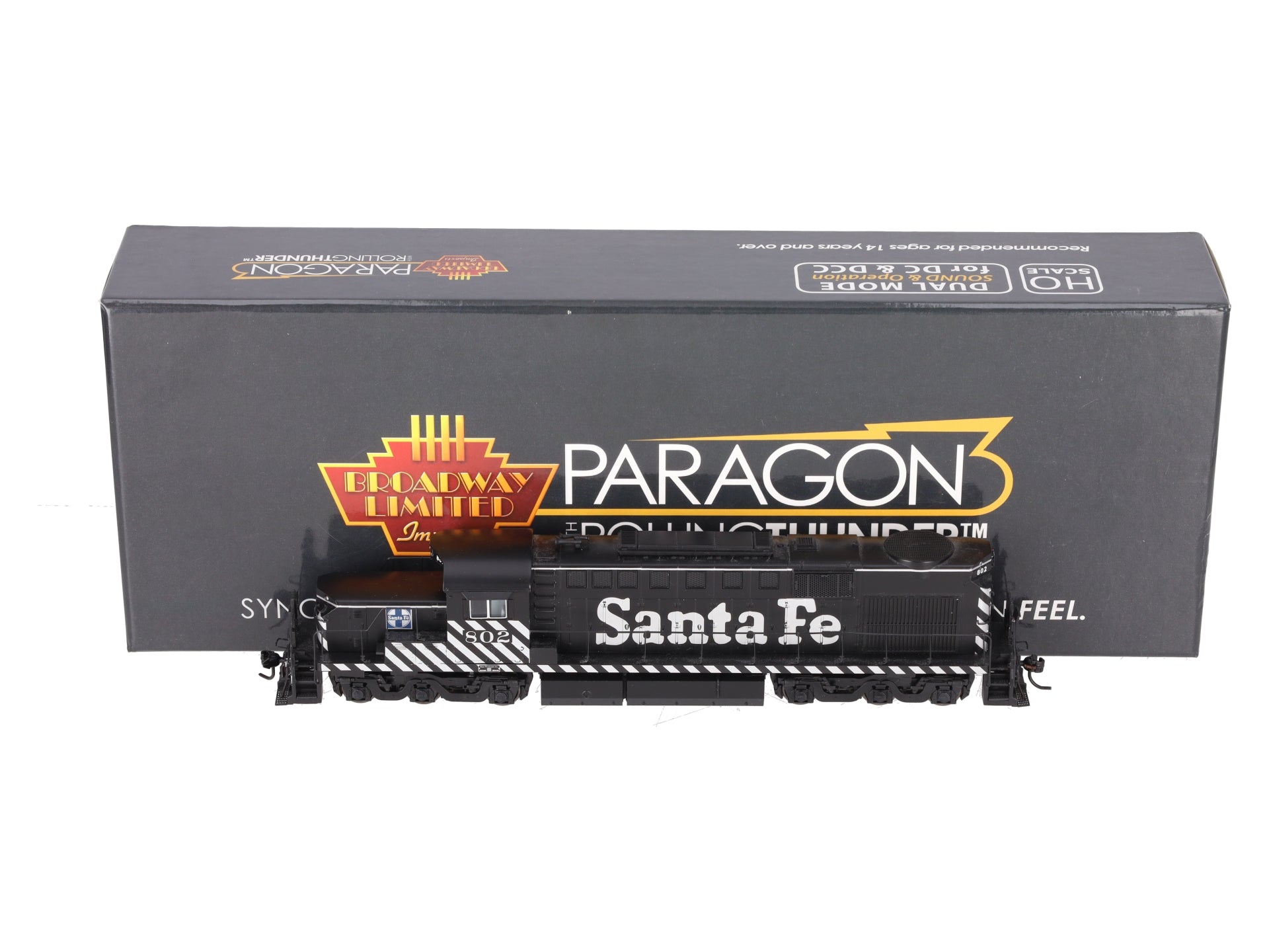 Broadway Limited 4883 HO ATSF Alco RSD-15 Diesel Locomotive w/Paragon3 #802