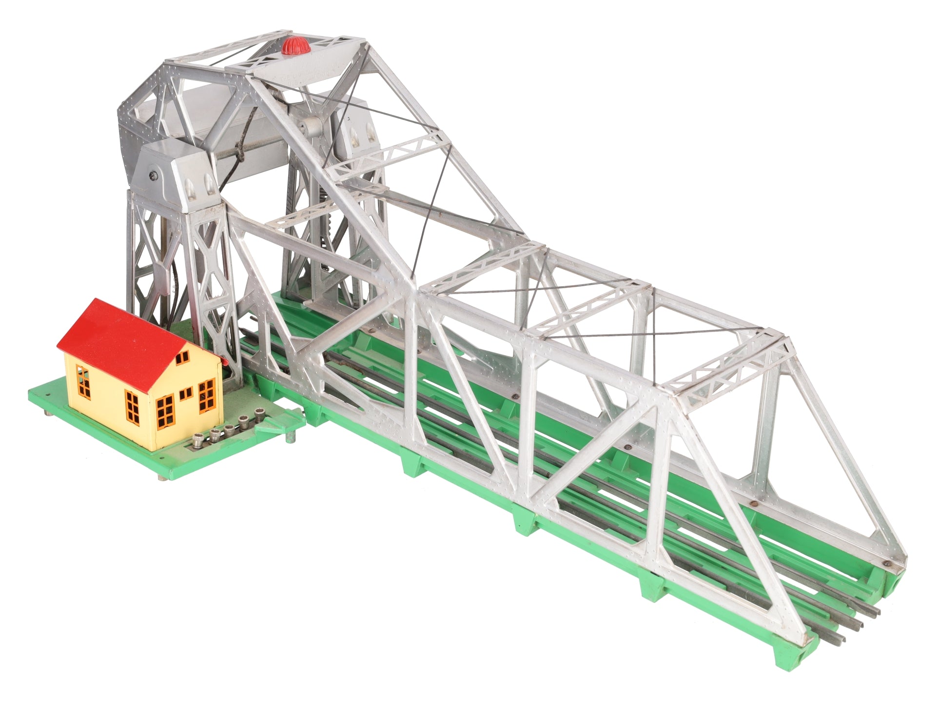Lionel 313 Vintage O Gray Operating Bascule Bridge VG