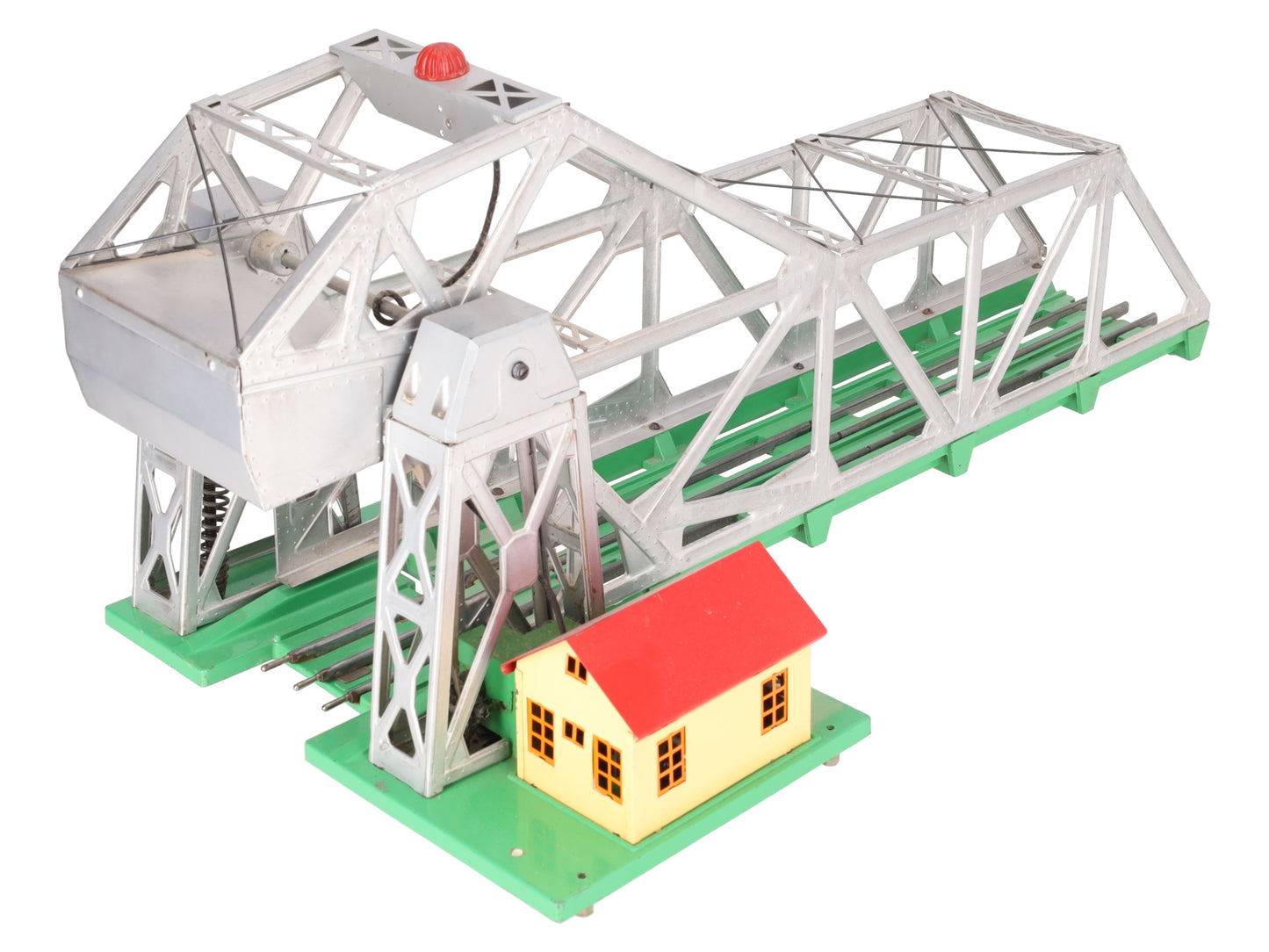 Lionel 313 Vintage O Gray Operating Bascule Bridge VG