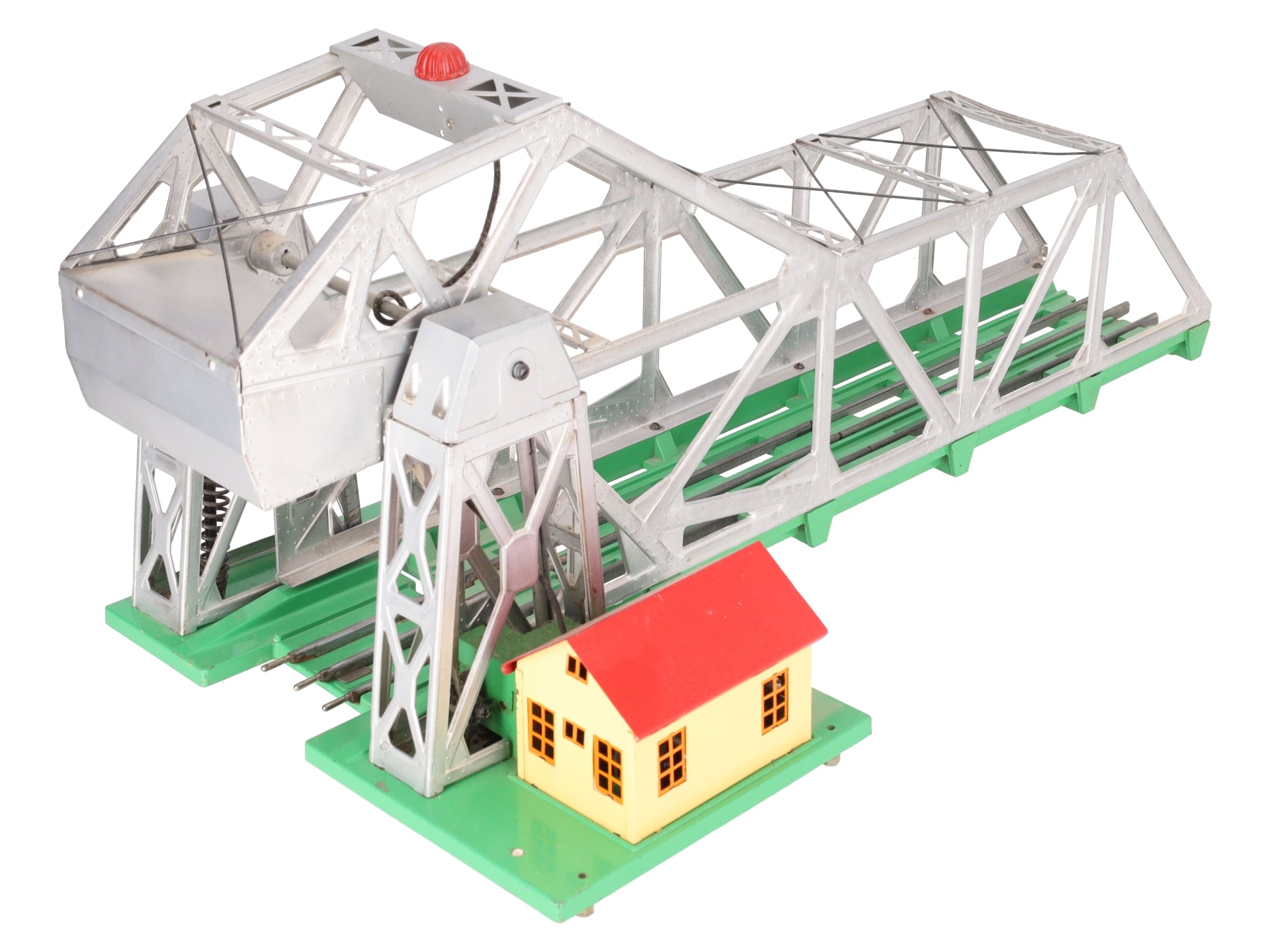 Lionel 313 Vintage O Gray Operating Bascule Bridge VG