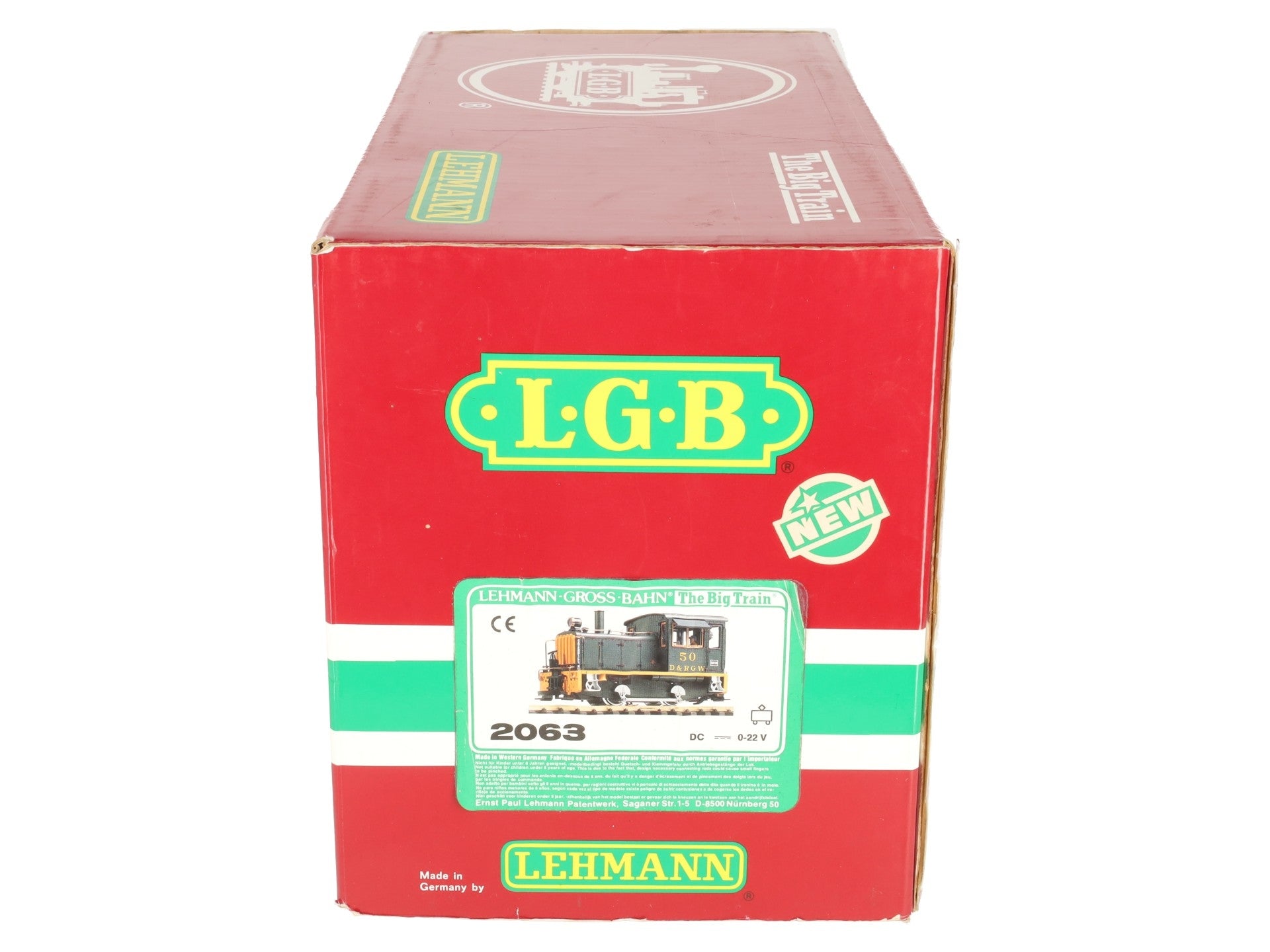 LGB 2063 G Denver and Rio Grande Western 0-4-0 Diesel Switcher #50 EX/Box