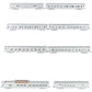 American Z-Line 72201 Z Scale Santa Fe Super Chief 8 Car Passenger Car Set NIB
