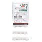 Kato 106-090 N CB&Q EMD E5A Diesel & Silver Streak Zephyr Passenger Set EX/Box