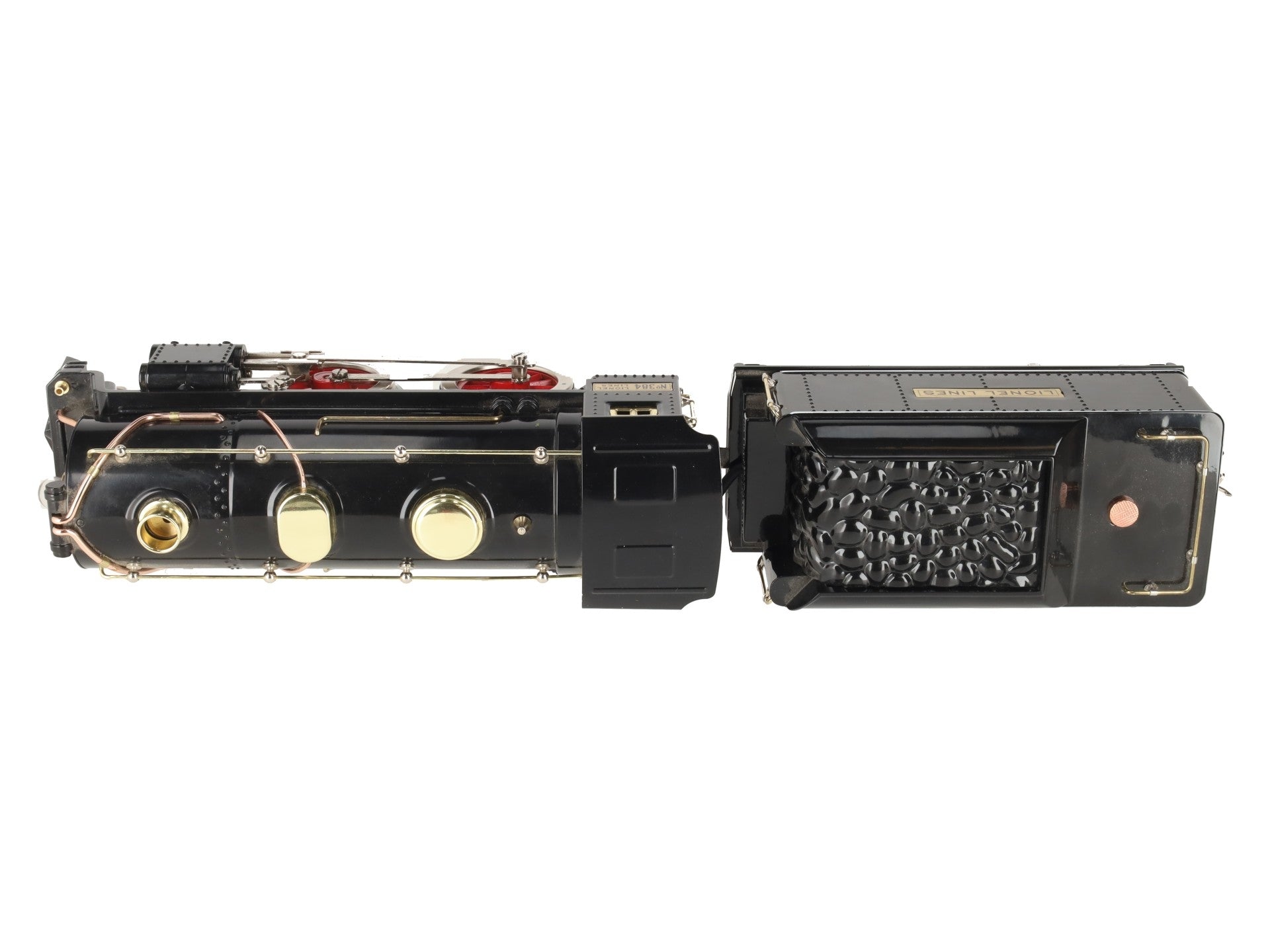 MTH 10-1212-1 Std. Gauge Tinplate No. 384 Steam Locomotive & Tender w/PS2 EX