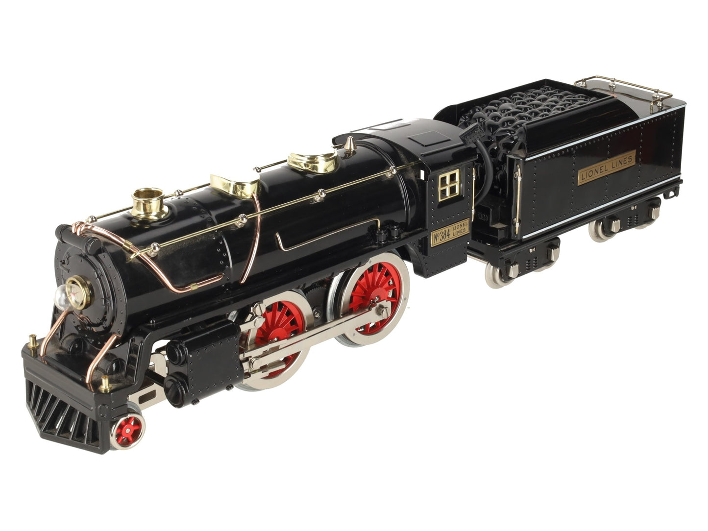 MTH 10-1212-1 Std. Gauge Tinplate No. 384 Steam Locomotive & Tender w/PS2 EX
