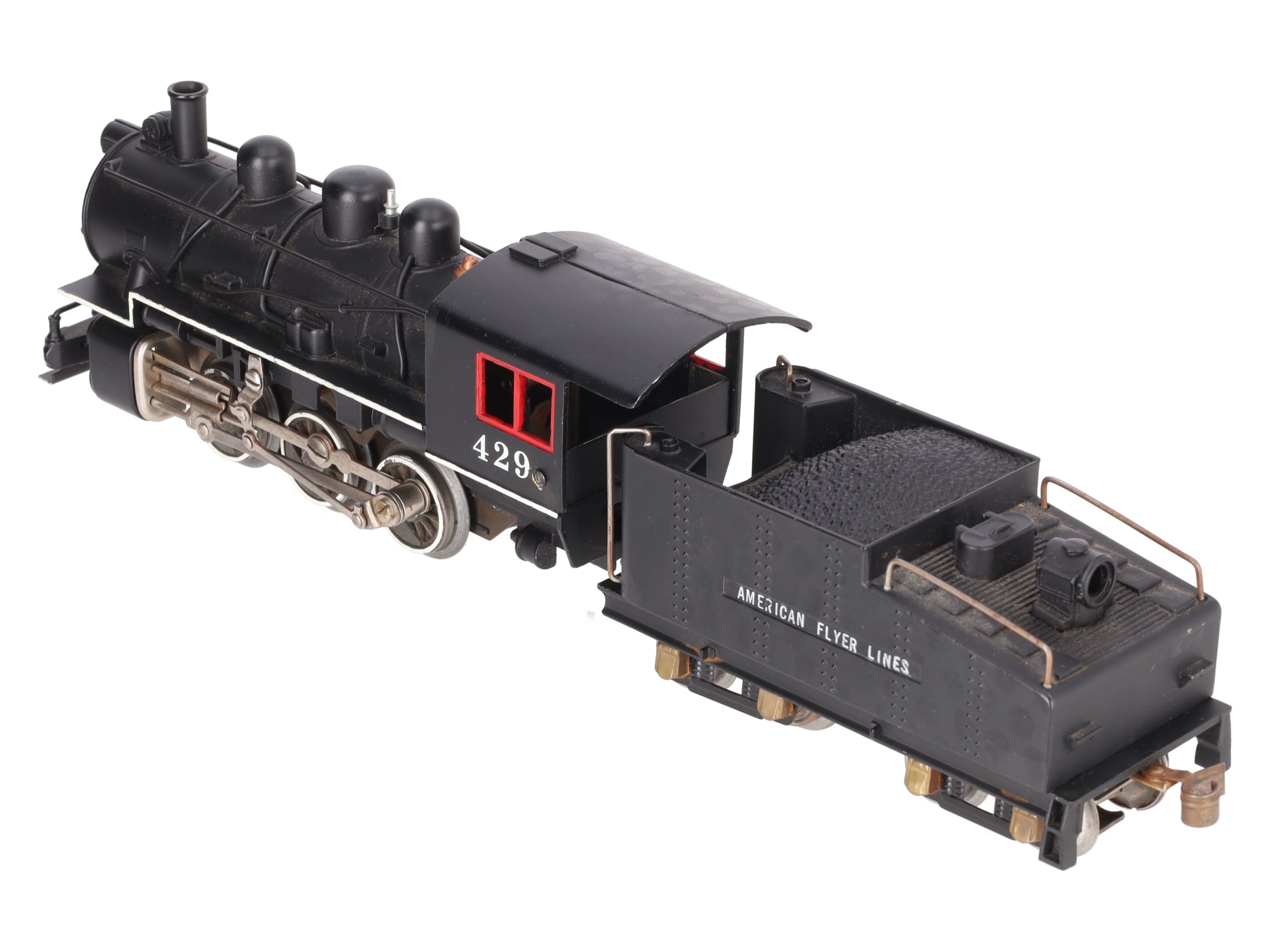 American Flyer 429 Vintage O Gauge 0-6-0 Steam Switcher W/Tender -Repainted