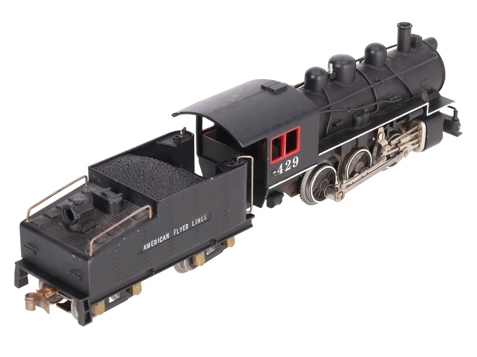 American Flyer 429 Vintage O Gauge 0-6-0 Steam Switcher W/Tender -Repainted