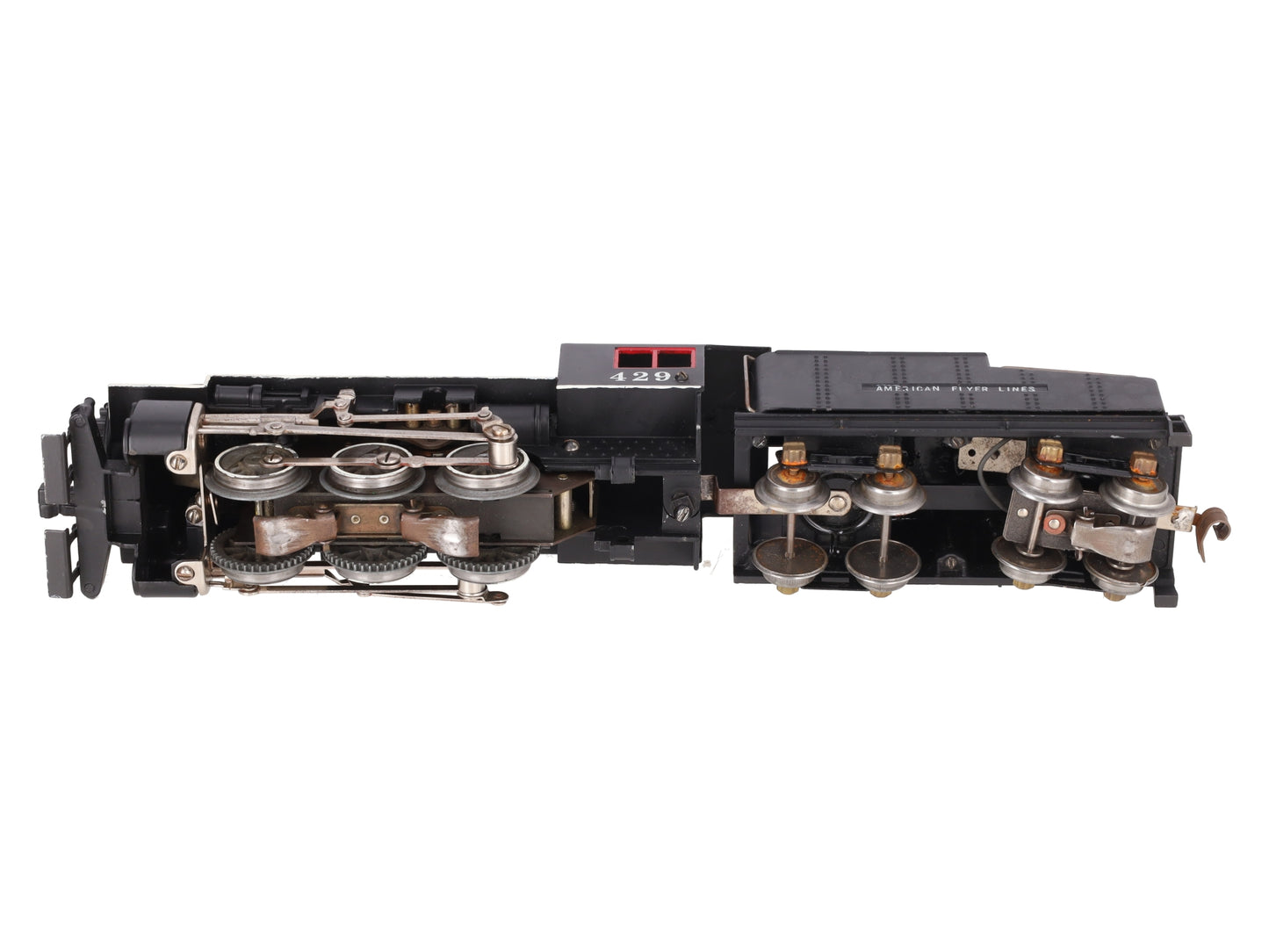 American Flyer 429 Vintage O Gauge 0-6-0 Steam Switcher W/Tender -Repainted