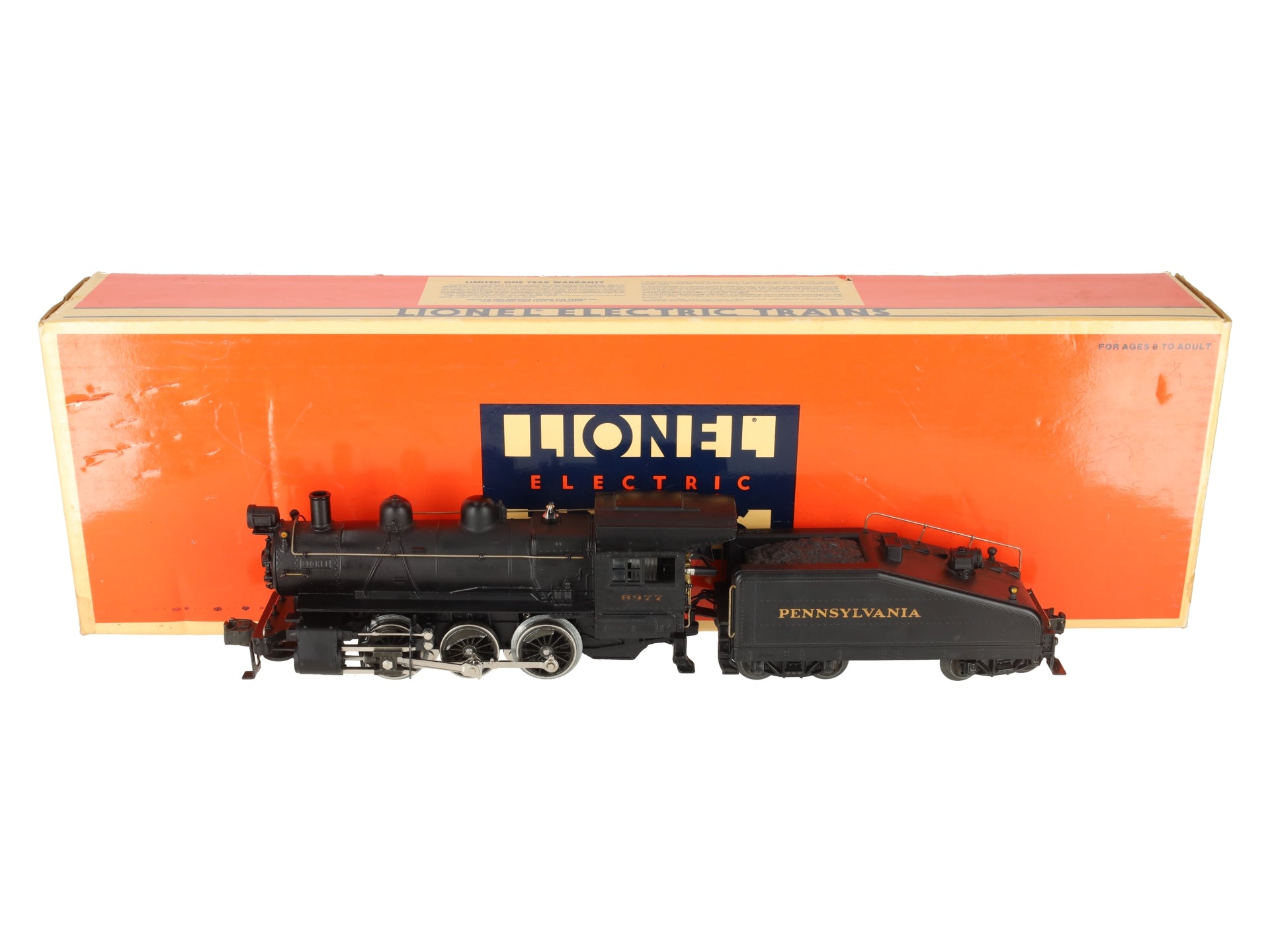 Lionel 6-18000 O Gauge Pennsylvania 0-6-0 B6 Switcher Locomotive & Tender #8977 EX/Box
