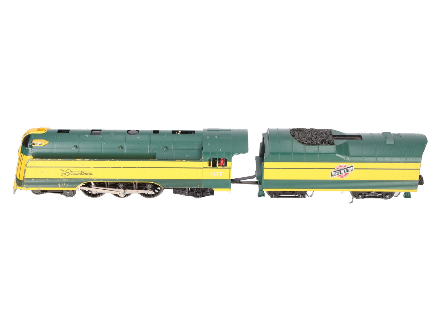 MTH 30-1702-1 O CNW 4-6-2 Streamlined Crusader Steam Engine #617 w/PS3.0