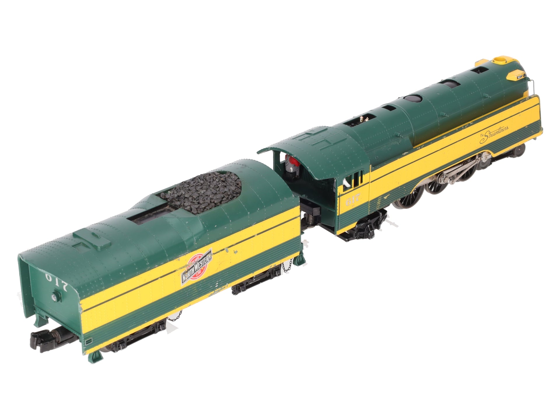 MTH 30-1702-1 O CNW 4-6-2 Streamlined Crusader Steam Engine #617 w/PS3.0