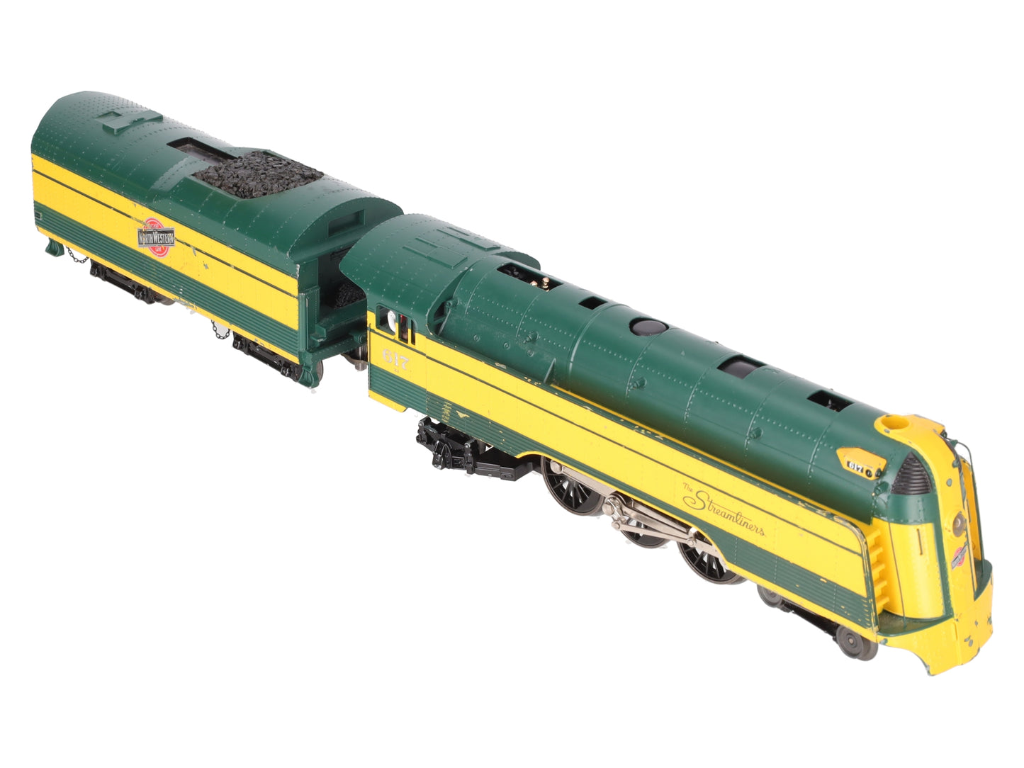 MTH 30-1702-1 O CNW 4-6-2 Streamlined Crusader Steam Engine #617 w/PS3.0