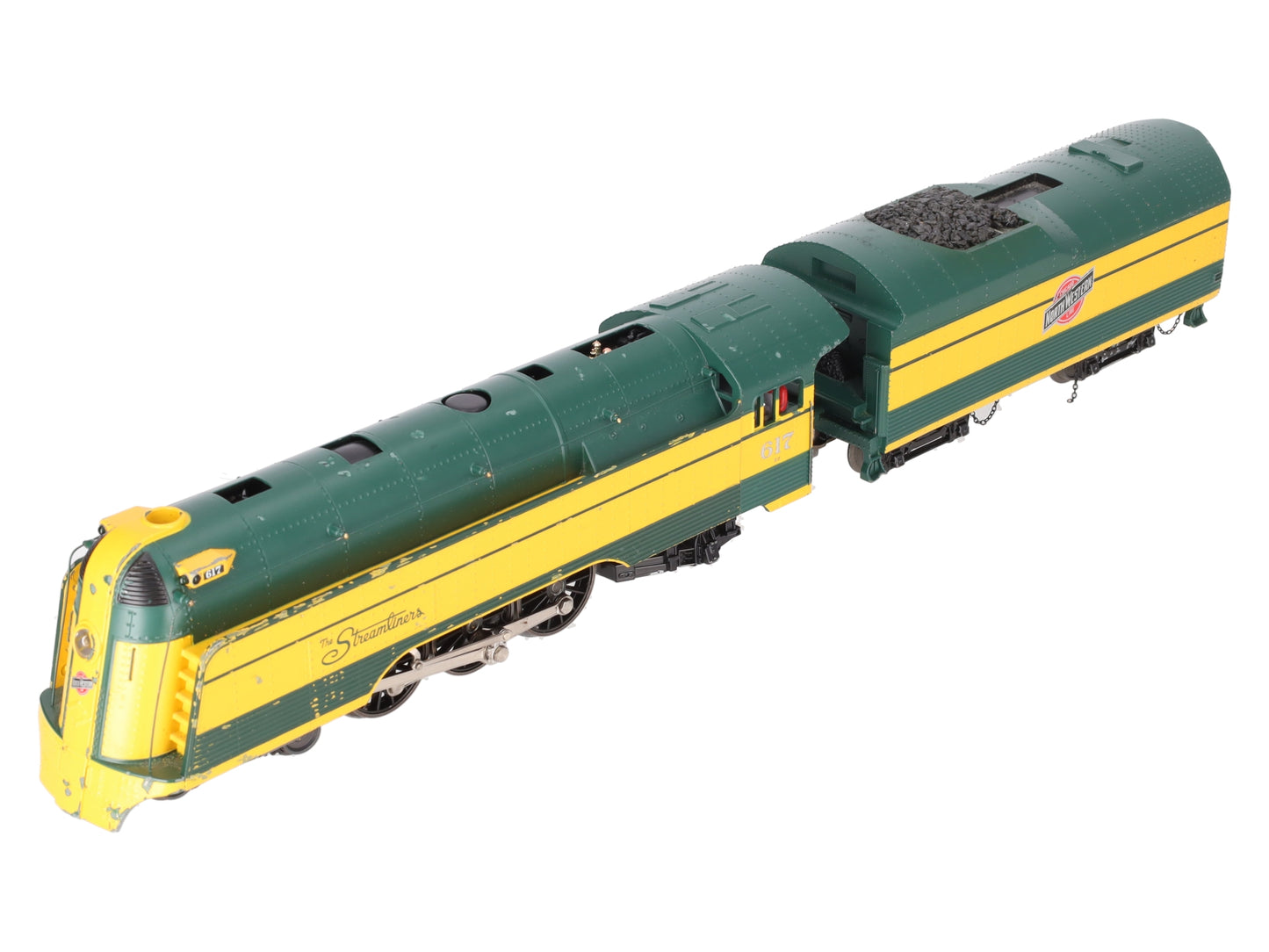 MTH 30-1702-1 O CNW 4-6-2 Streamlined Crusader Steam Engine #617 w/PS3.0