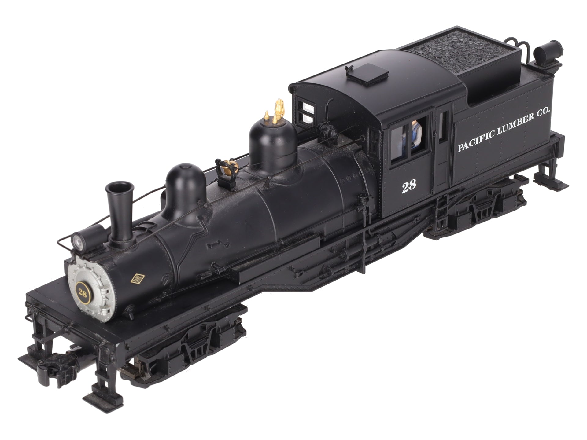 K-Line K3499-0028CC Pacific Lumber Shay Loco w/TMCC #28 EX/Box