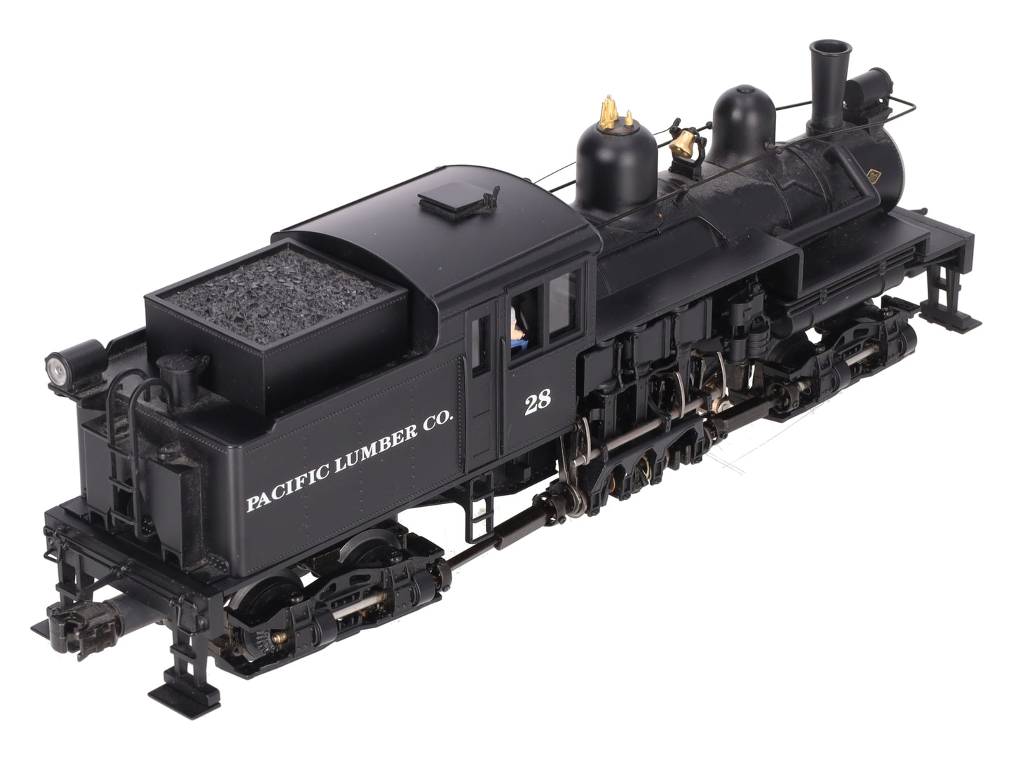 K-Line K3499-0028CC Pacific Lumber Shay Loco w/TMCC #28 EX/Box