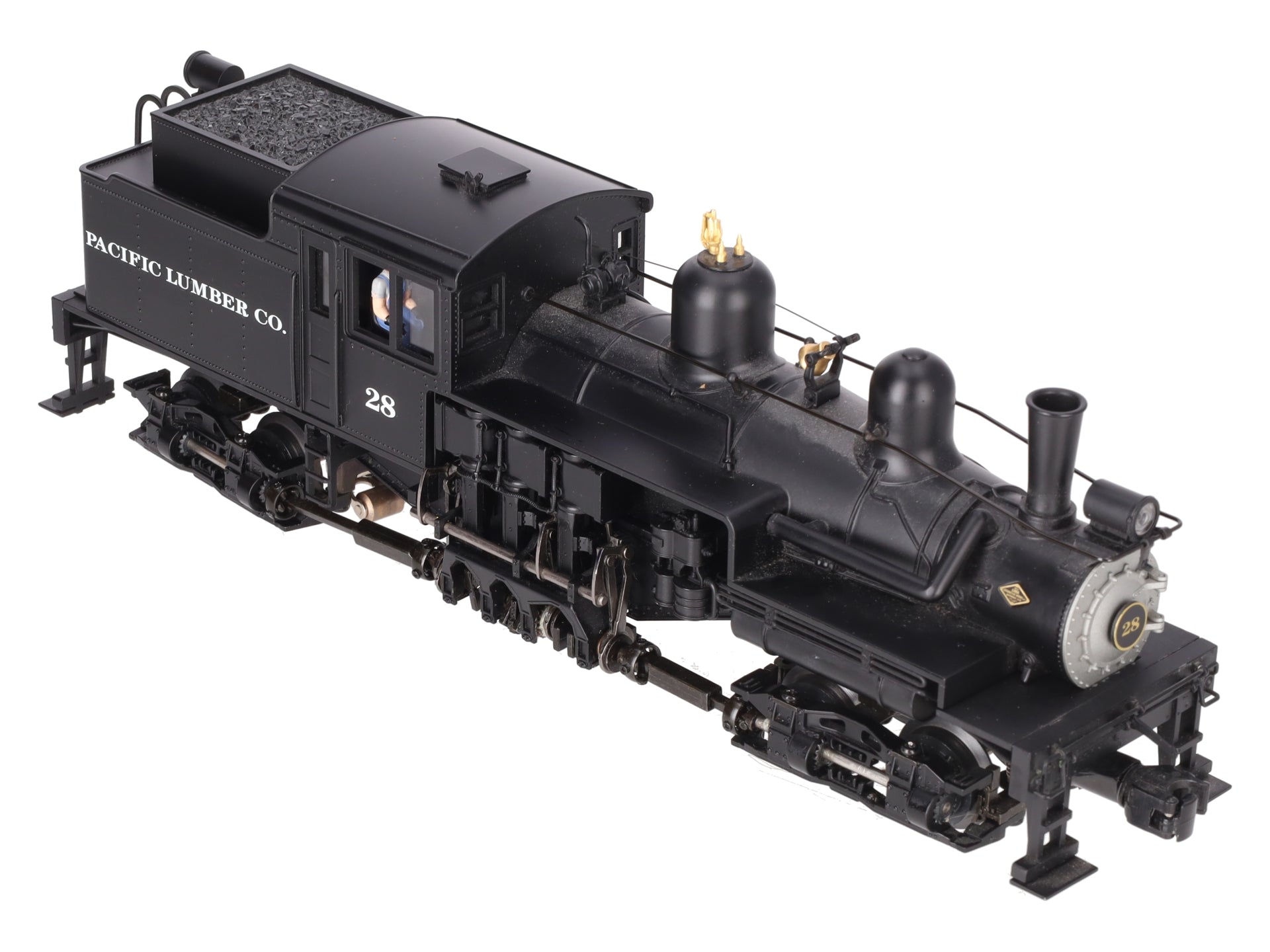 K-Line K3499-0028CC Pacific Lumber Shay Loco w/TMCC #28 EX/Box