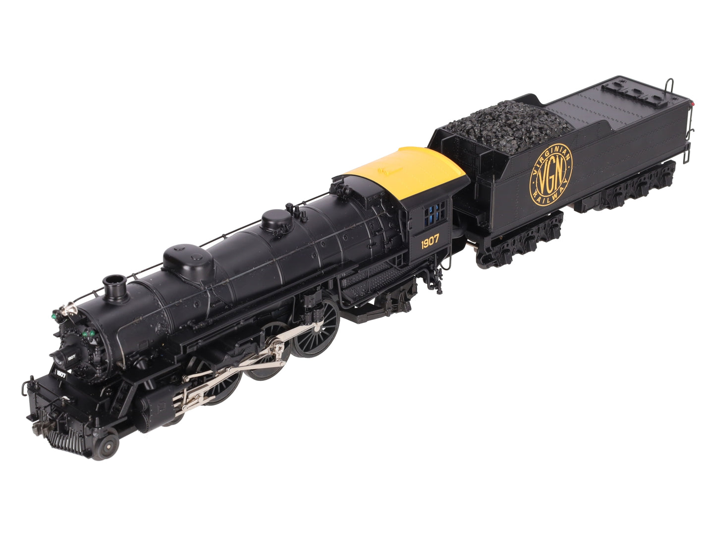 K-Line K3399-0002S O Gauge Virginian Pacific Steam Locomotive w/TMCC #1907 EX/Box