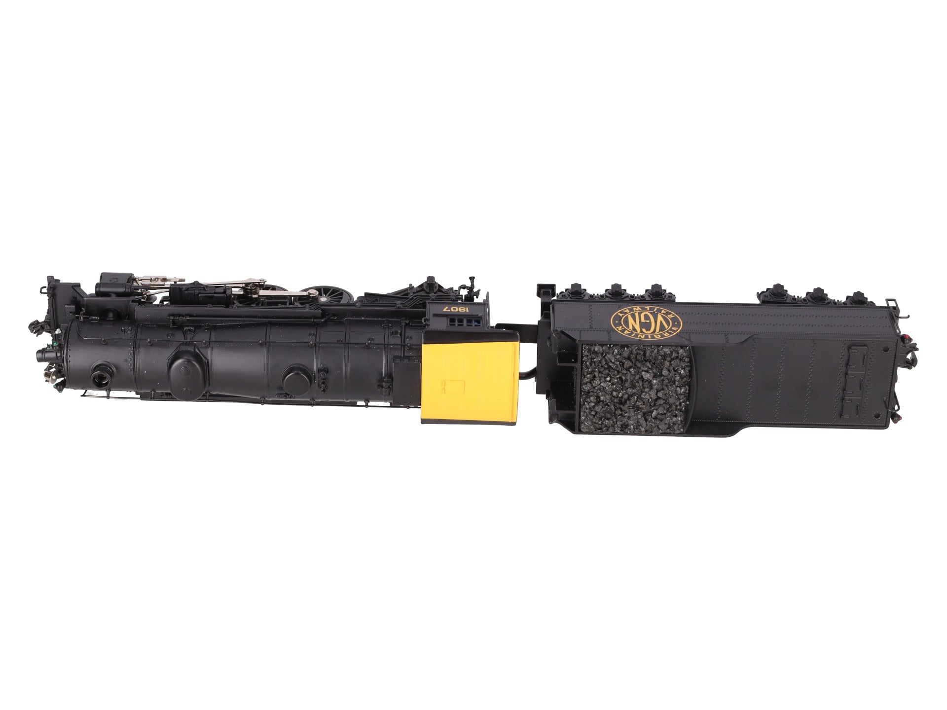 K-Line K3399-0002S O Gauge Virginian Pacific Steam Locomotive w/TMCC #1907 EX/Box