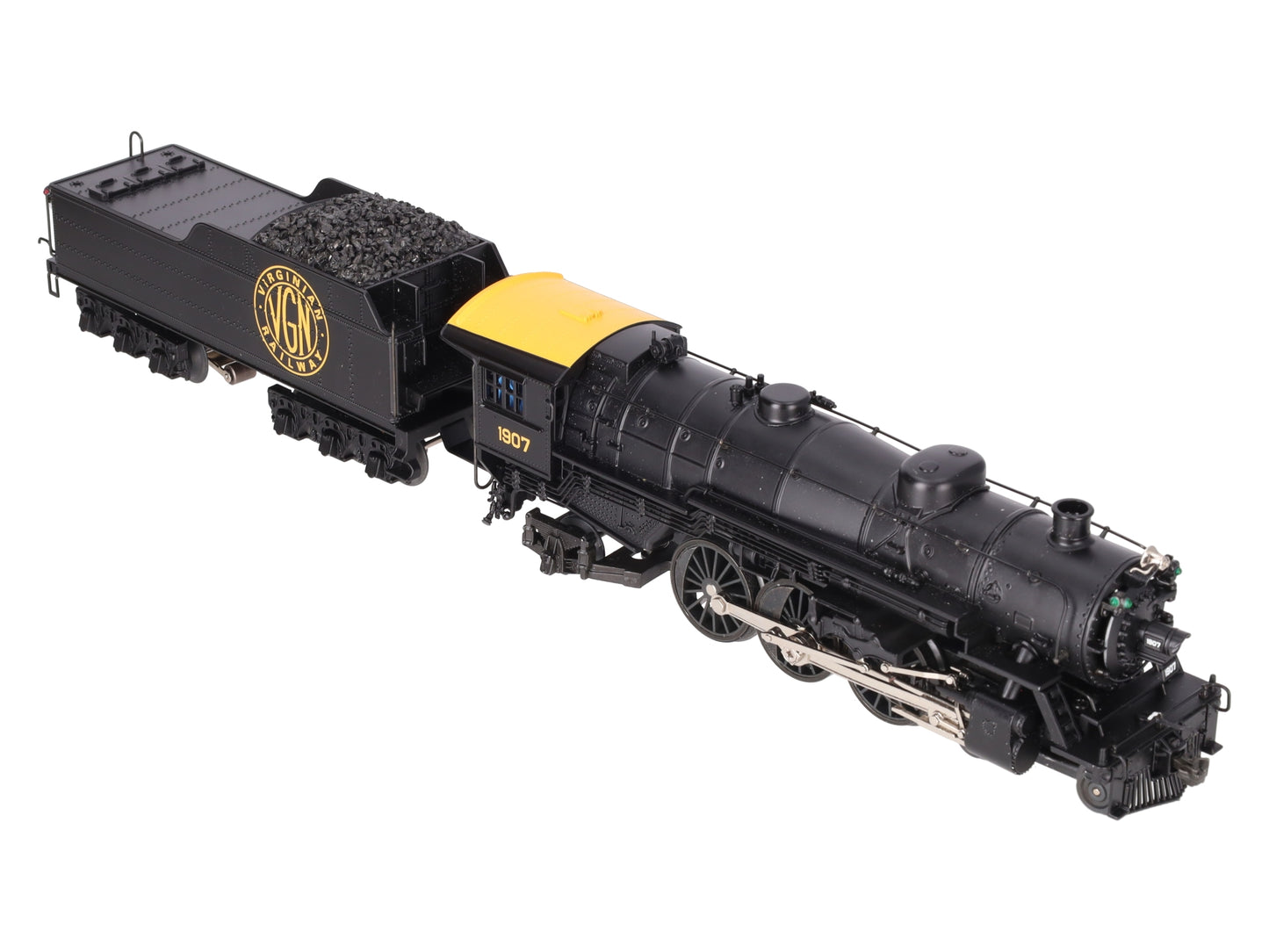 K-Line K3399-0002S O Gauge Virginian Pacific Steam Locomotive w/TMCC #1907 EX/Box