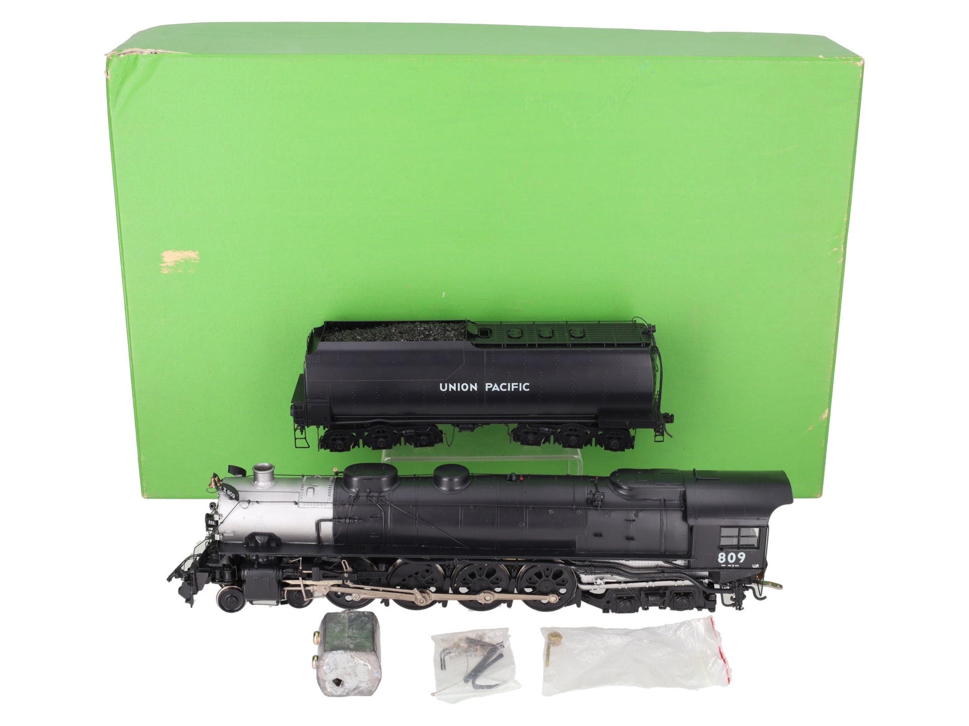 Overland OMI-0129 O Brass UP FEF-1 4-8-4 Steam Loco & Tender #809 - 2-Rail/Box