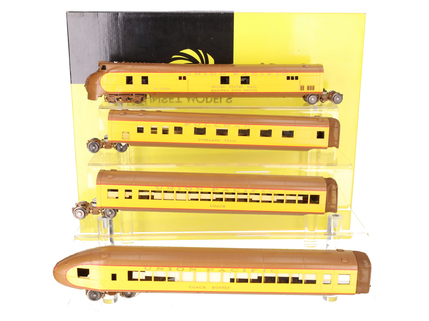 3rd Rail 3RM10K Brass Union Pacific M10000 O Gauge Diesel Passenger Train Set EX/Box