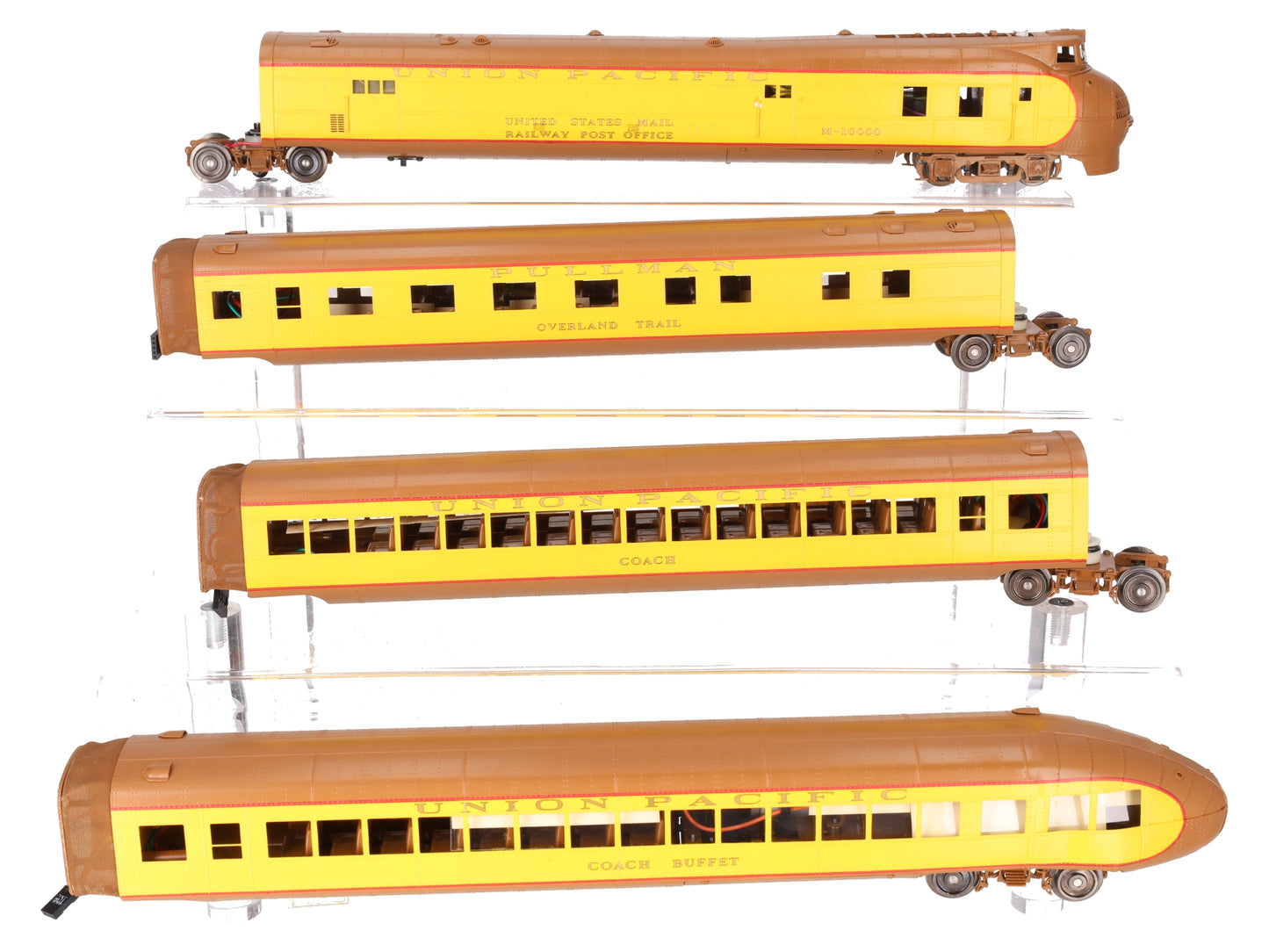3rd Rail 3RM10K Brass Union Pacific M10000 O Gauge Diesel Passenger Train Set EX/Box