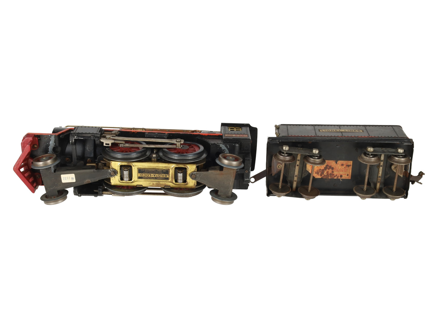 Lionel 390 Vintage Standard Gauge 2-4-2 Steam Locomotive with Tender VG