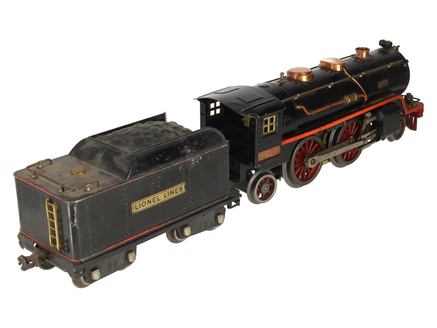 Lionel 390 Vintage Standard Gauge 2-4-2 Steam Locomotive with Tender VG