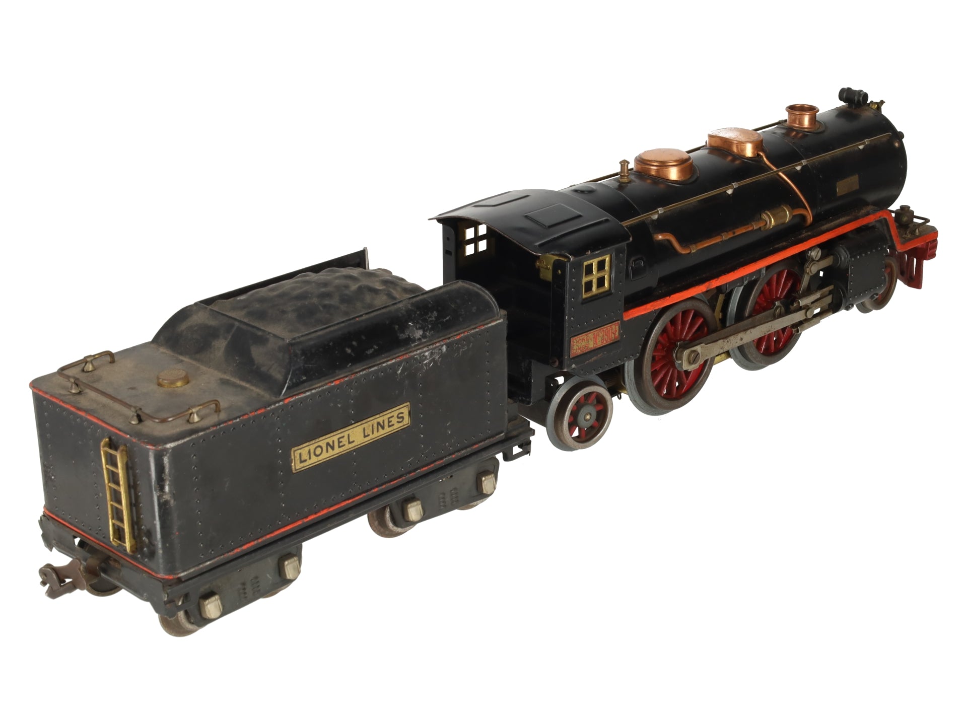 Lionel 390 Vintage Standard Gauge 2-4-2 Steam Locomotive with Tender VG