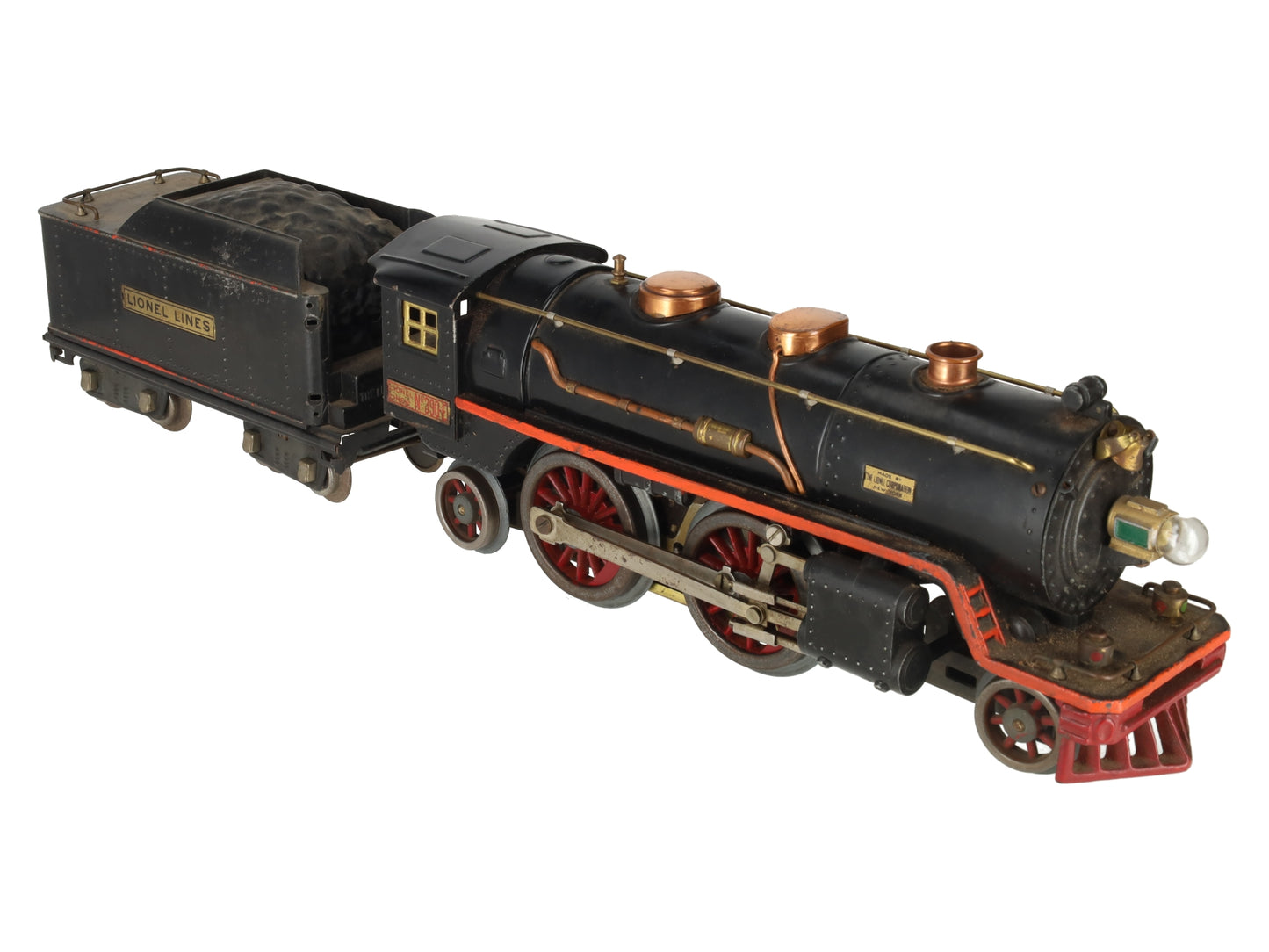 Lionel 390 Vintage Standard Gauge 2-4-2 Steam Locomotive with Tender VG