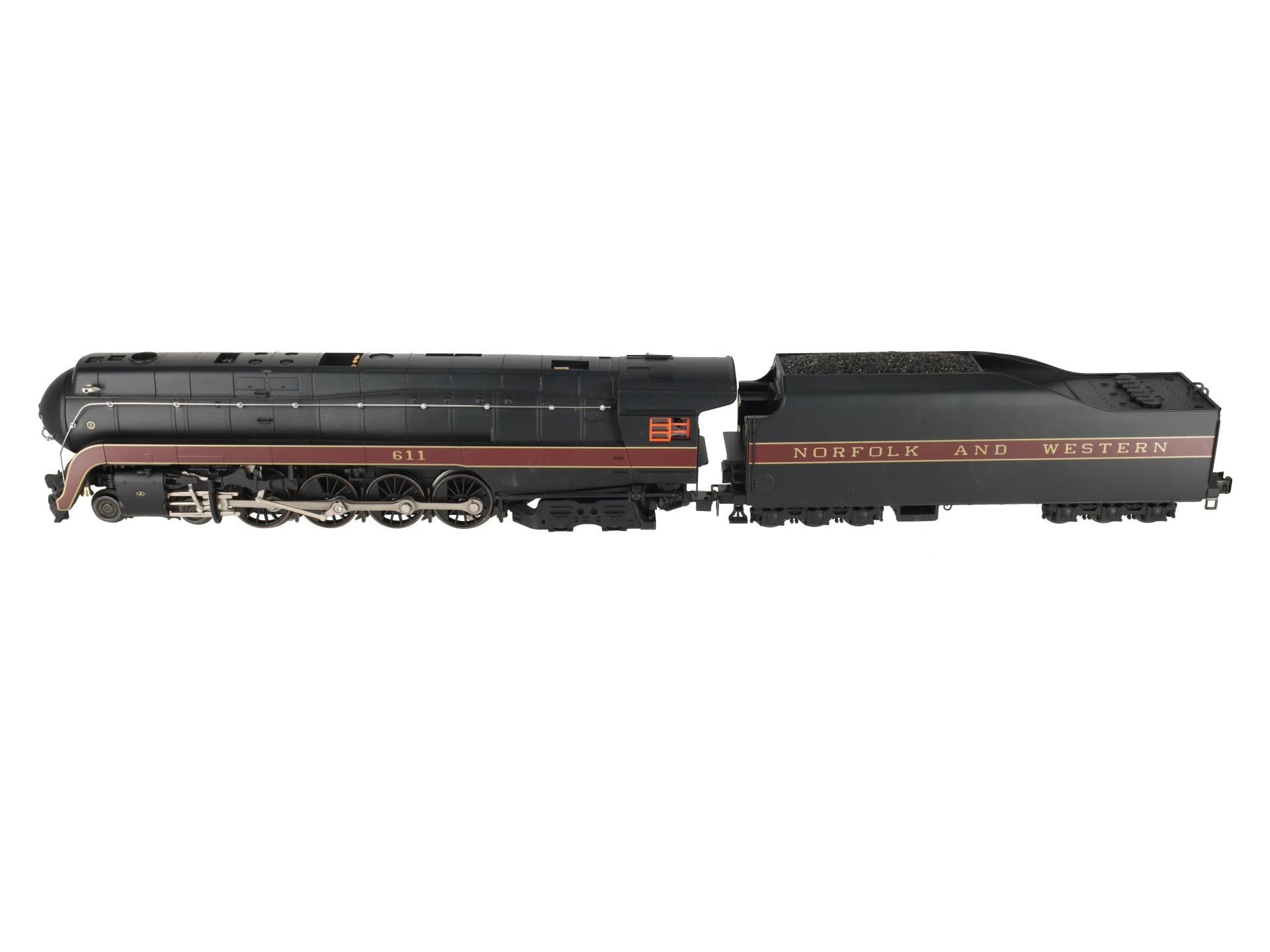Lionel 6-38095 O Norfolk & Western 4-8-4 J-Class Steam Locomotive & Tender #611 EX/Box