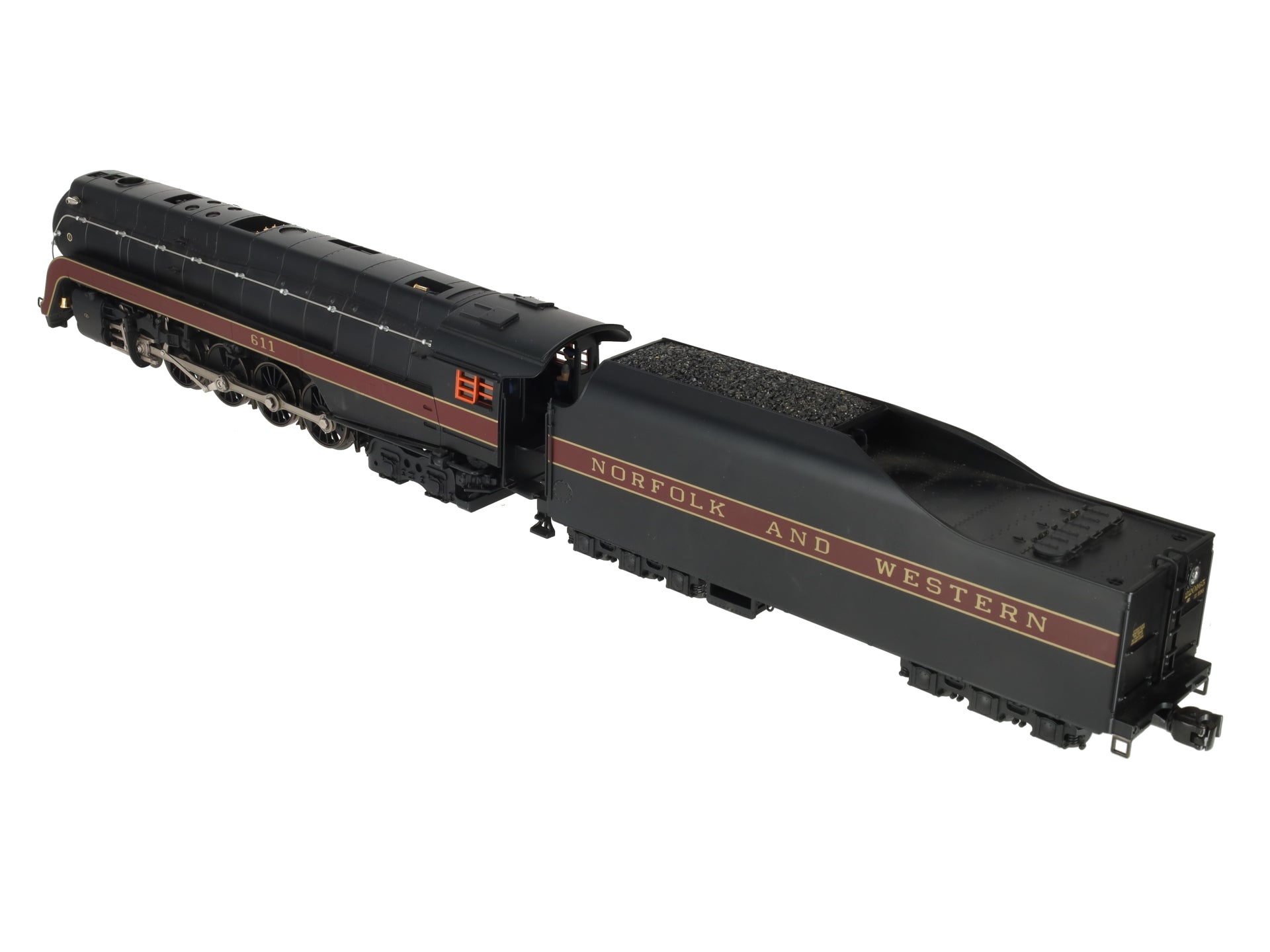 Lionel 6-38095 O Norfolk & Western 4-8-4 J-Class Steam Locomotive & Tender #611 EX/Box