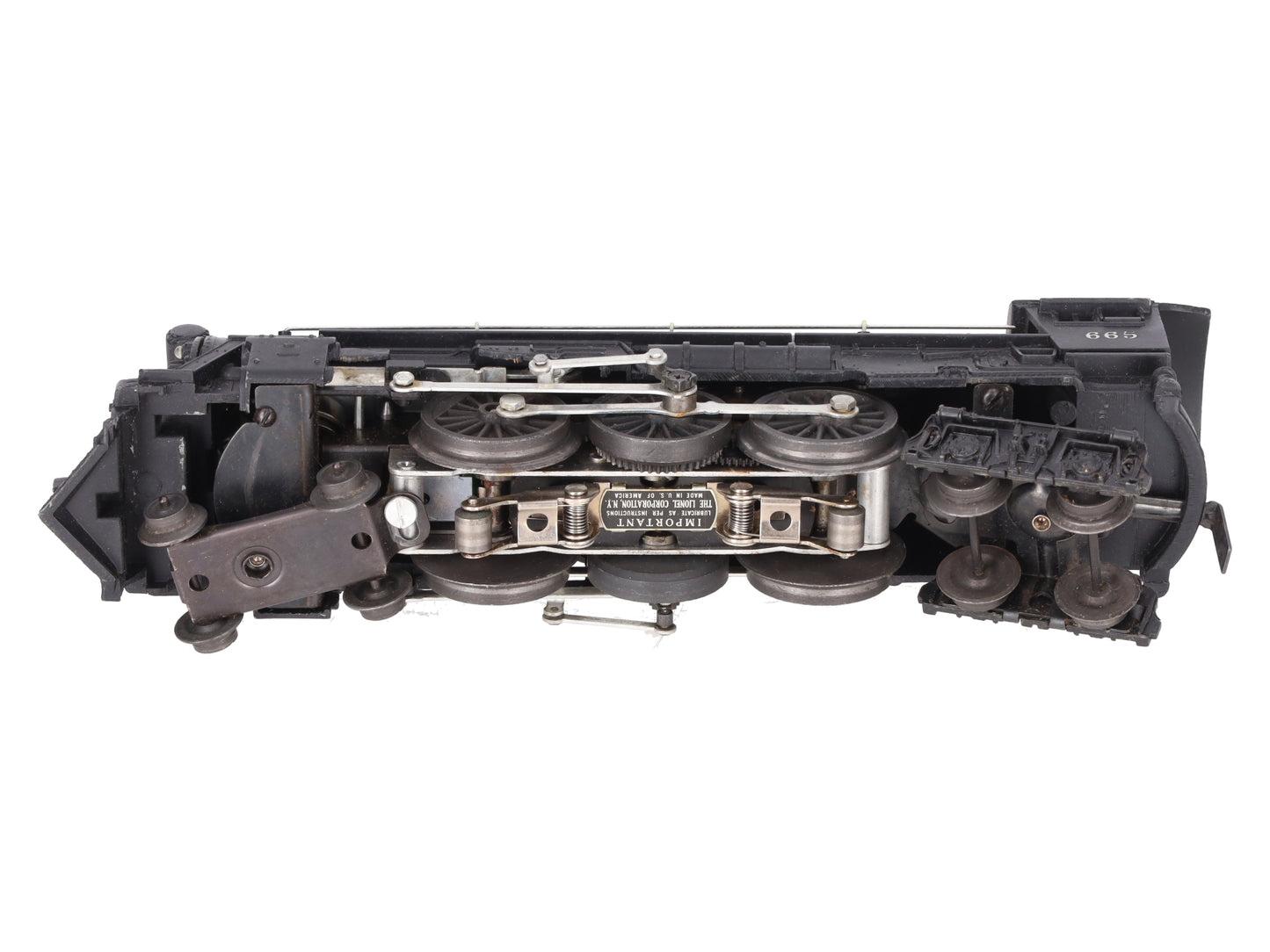 Lionel 665 Vintage O 4-6-4 Steam Locomotive w/ Smoke Chamber VG/Box