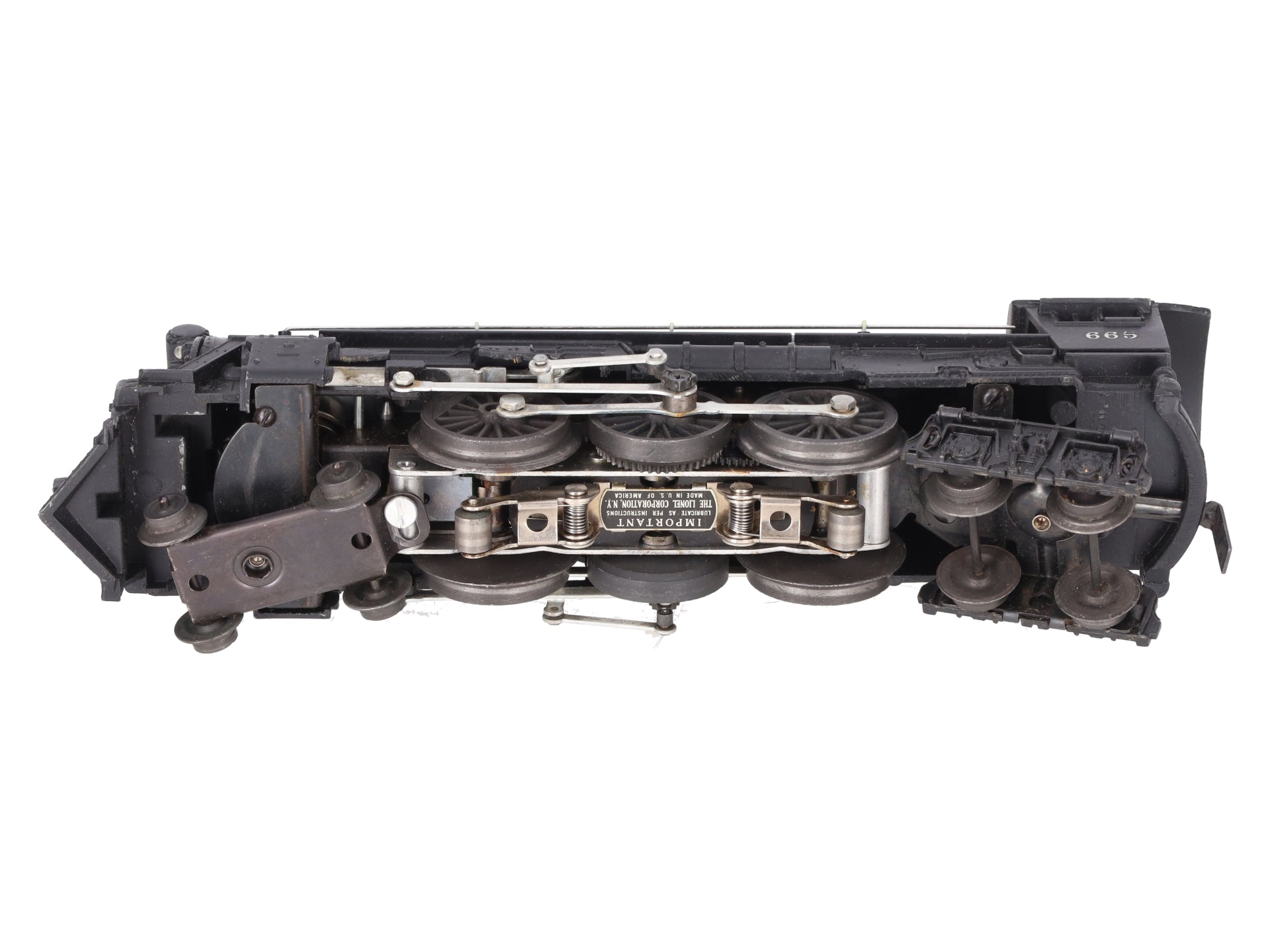 Lionel 665 Vintage O 4-6-4 Steam Locomotive w/ Smoke Chamber VG/Box