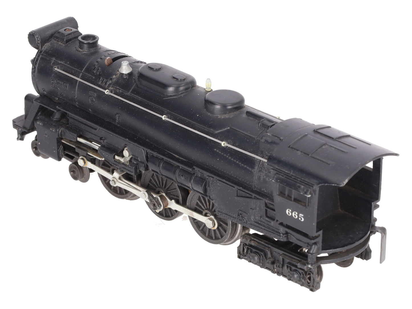 Lionel 665 Vintage O 4-6-4 Steam Locomotive w/ Smoke Chamber VG/Box