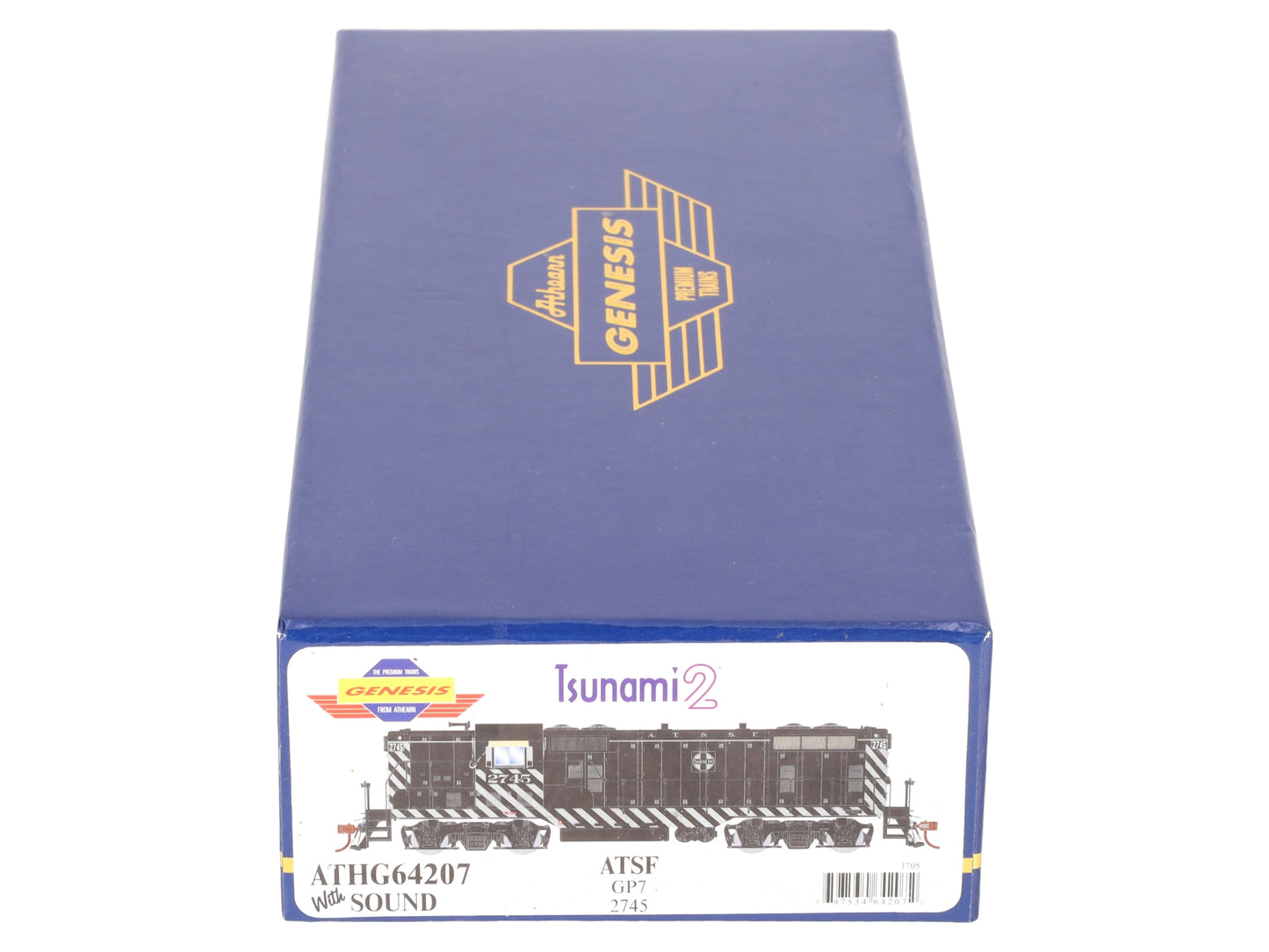 Athearn G64207 HO Santa Fe GP7 Diesel Locomotive #2745 w/ DCC & Sound