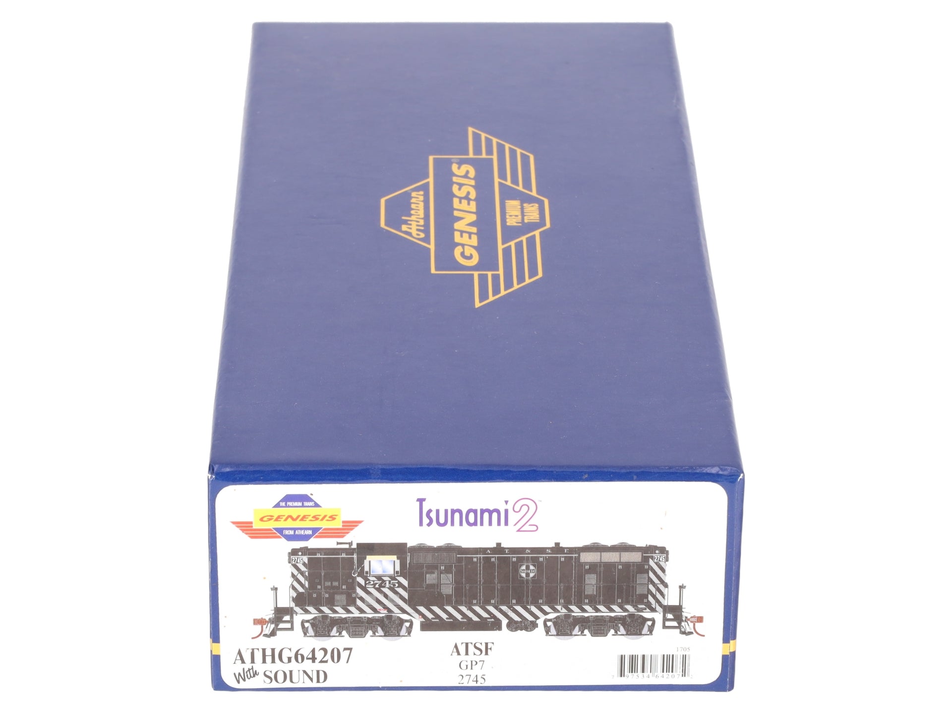 Athearn G64207 HO Santa Fe GP7 Diesel Locomotive #2745 w/ DCC & Sound