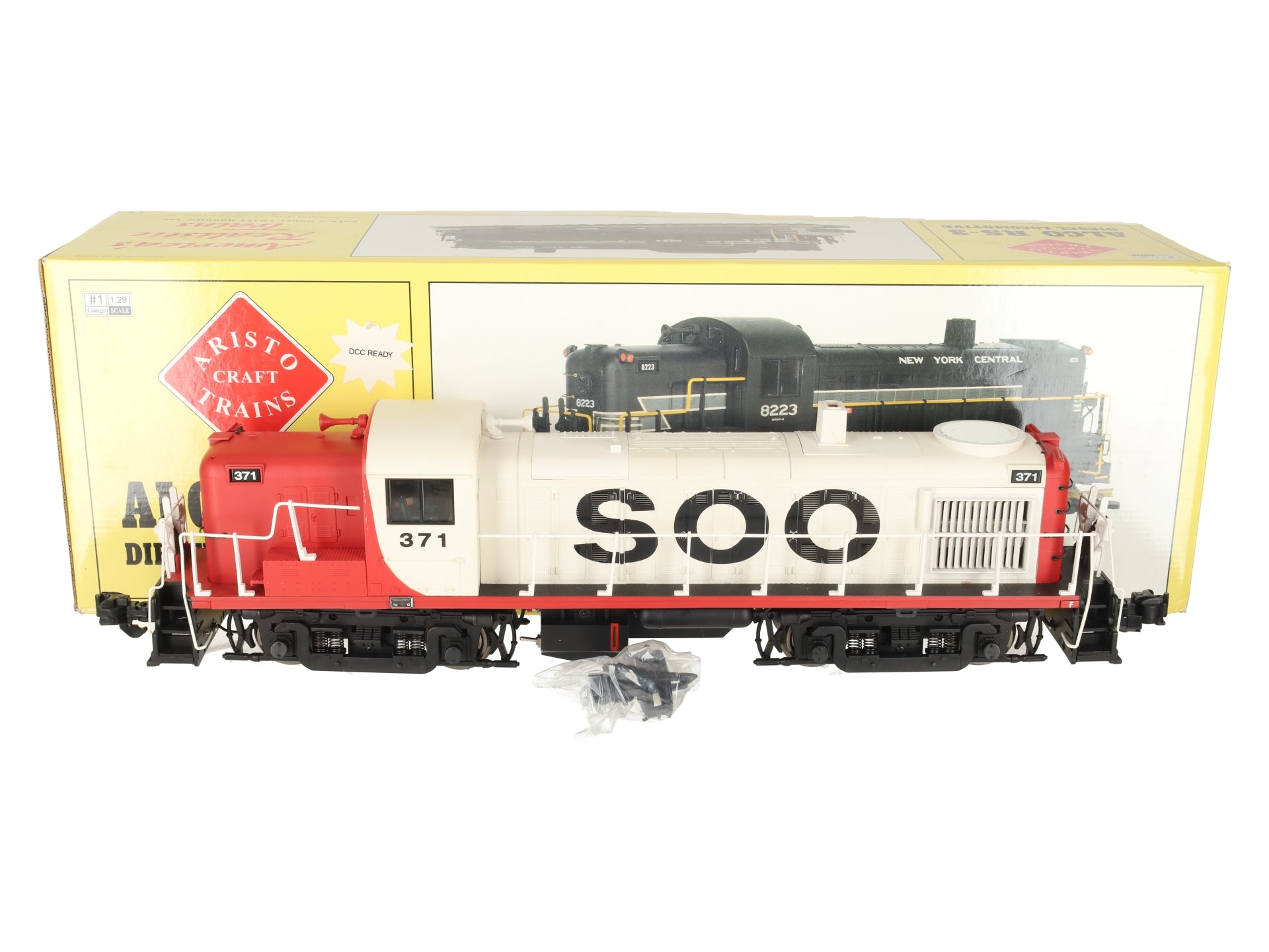 Aristo-Craft 22229C Soo Line Large Scale RS-3 Diesel Locomotive #370 VG/Box