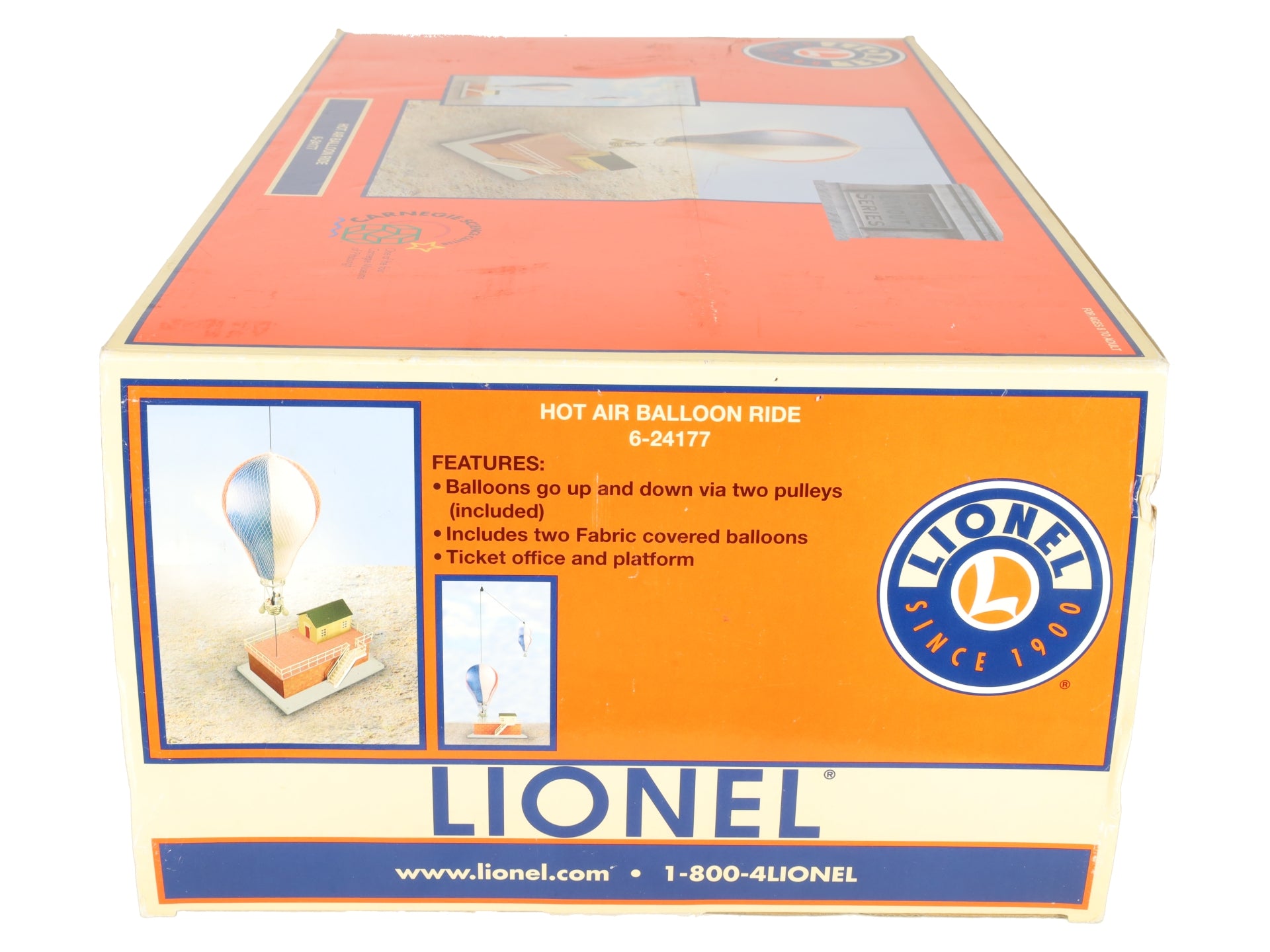 Lionel 6-24177 O Gauge Hot Air Balloon Ride EX/Box