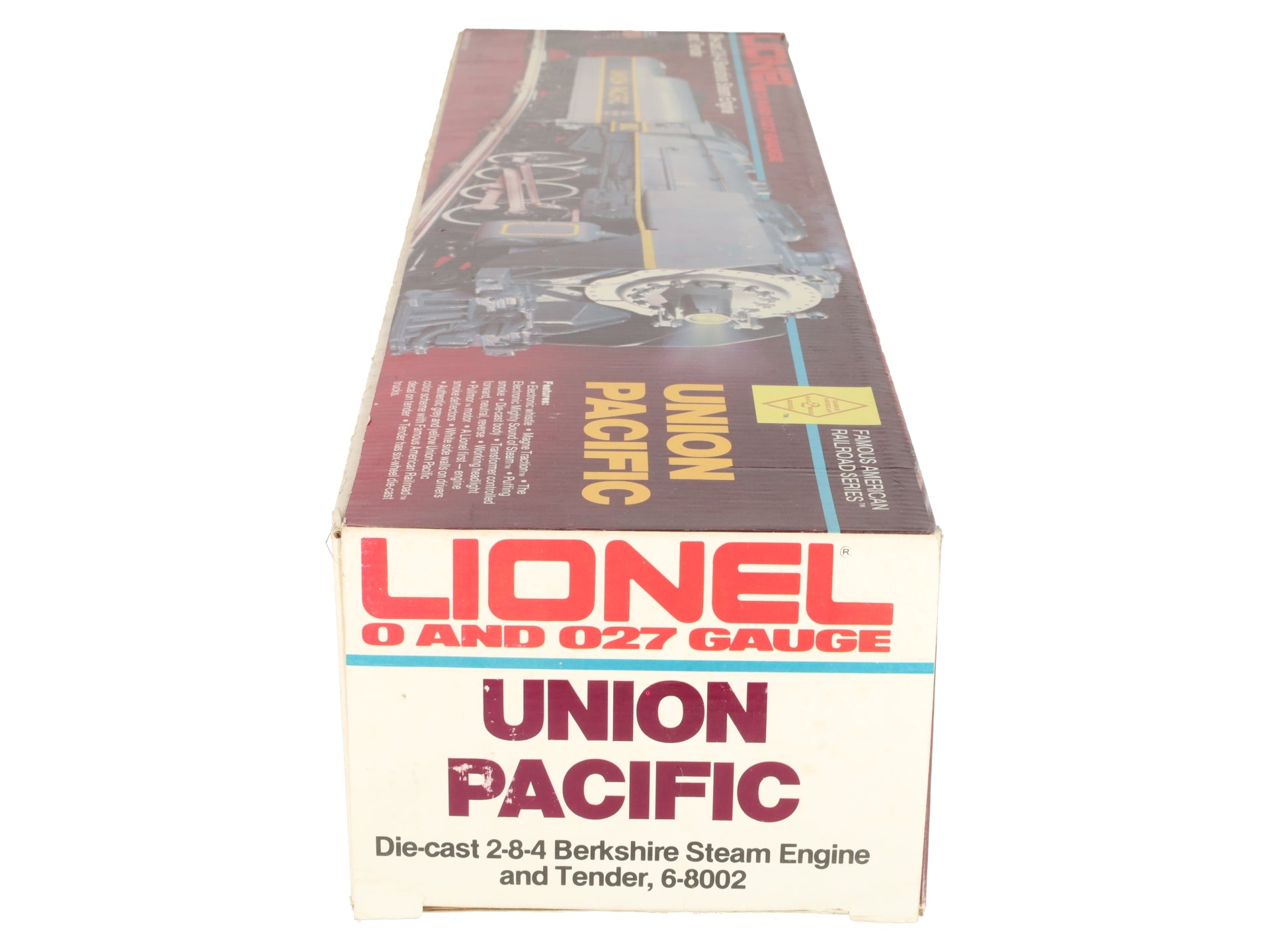 Lionel 6-8002 O Union Pacific Berkshire 2-8-4 Steam Locomotive & Tender #8002 VG/Box