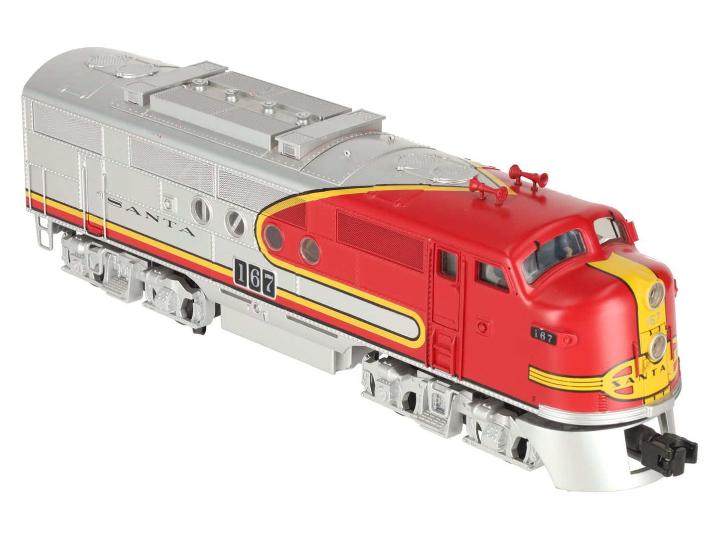 MTH 20-2273-1 O Gauge Santa Fe FT A Diesel Locomotive w/PS2 #167 EX